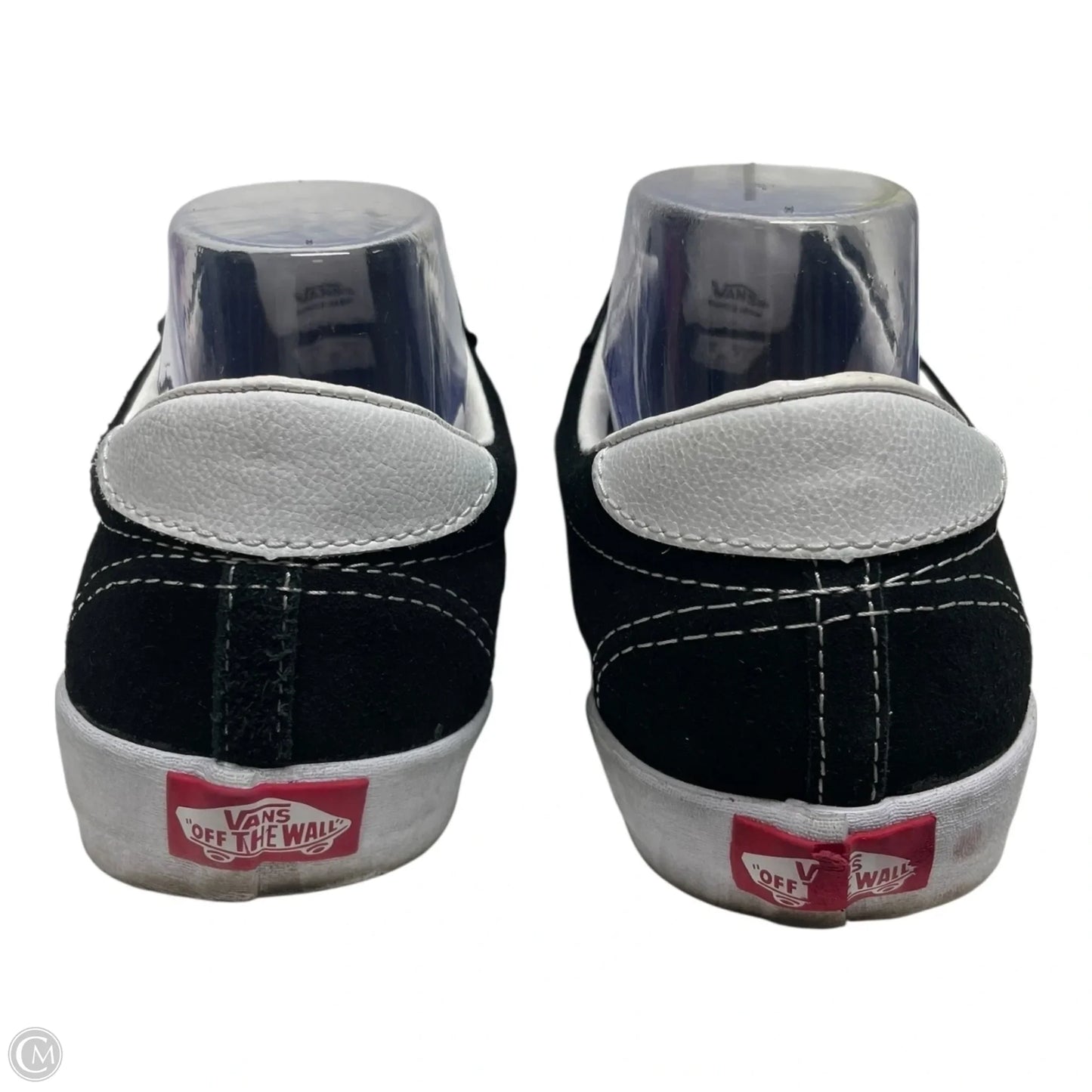 Shoes Sneakers By Vans In Black & White, Size: 9