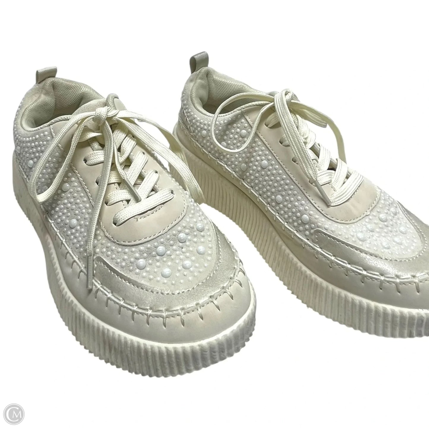 Shoes Sneakers By Nicole Miller In Ivory, Size: 7.5