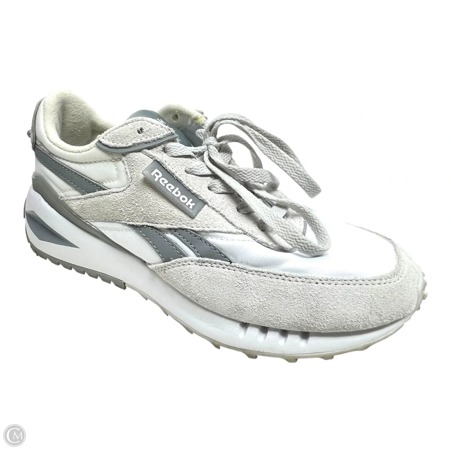 Shoes Sneakers By Reebok In Grey & White, Size: 7