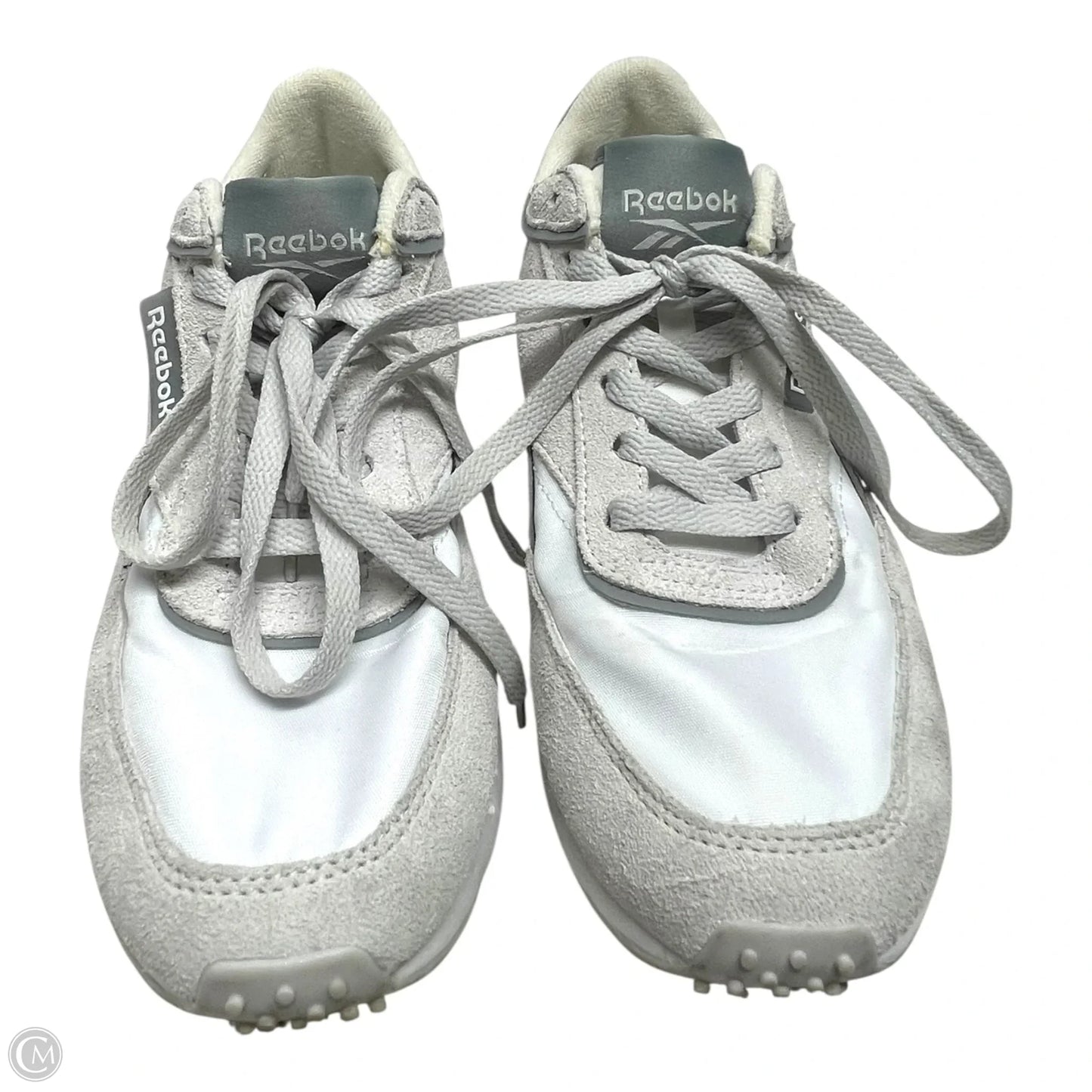 Shoes Sneakers By Reebok In Grey & White, Size: 7