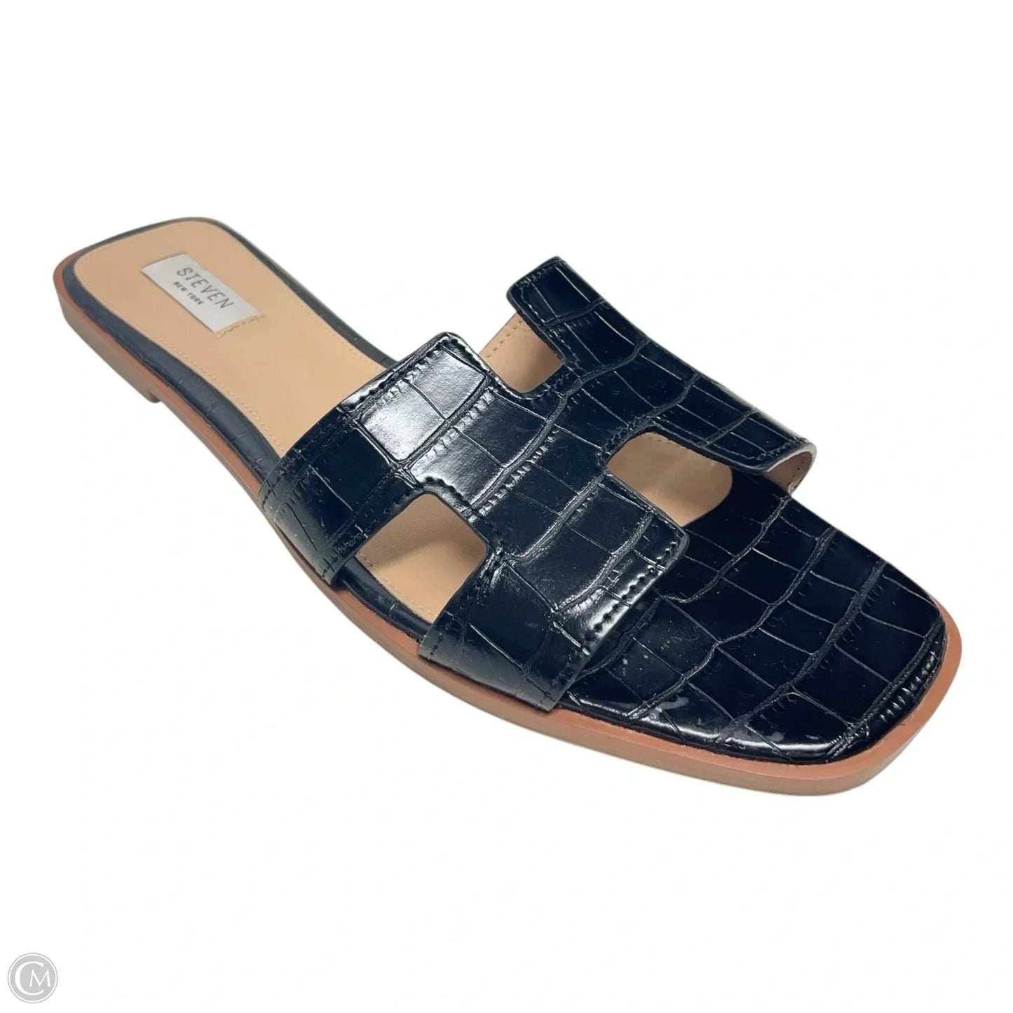 Sandals Flats By steven new york In Black & Tan, Size: 11