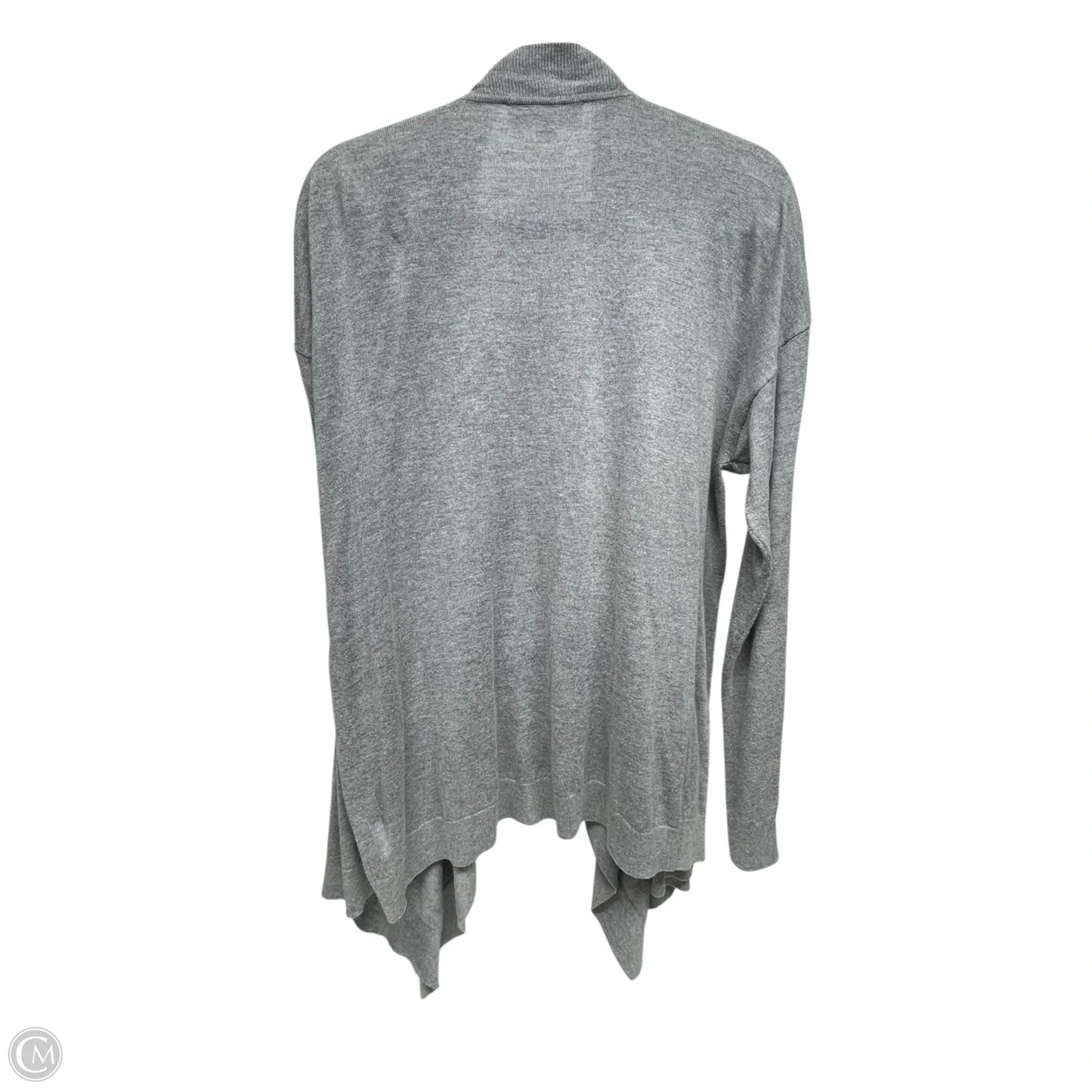 Sweater Cardigan By Michael By Michael Kors In Grey, Size: L