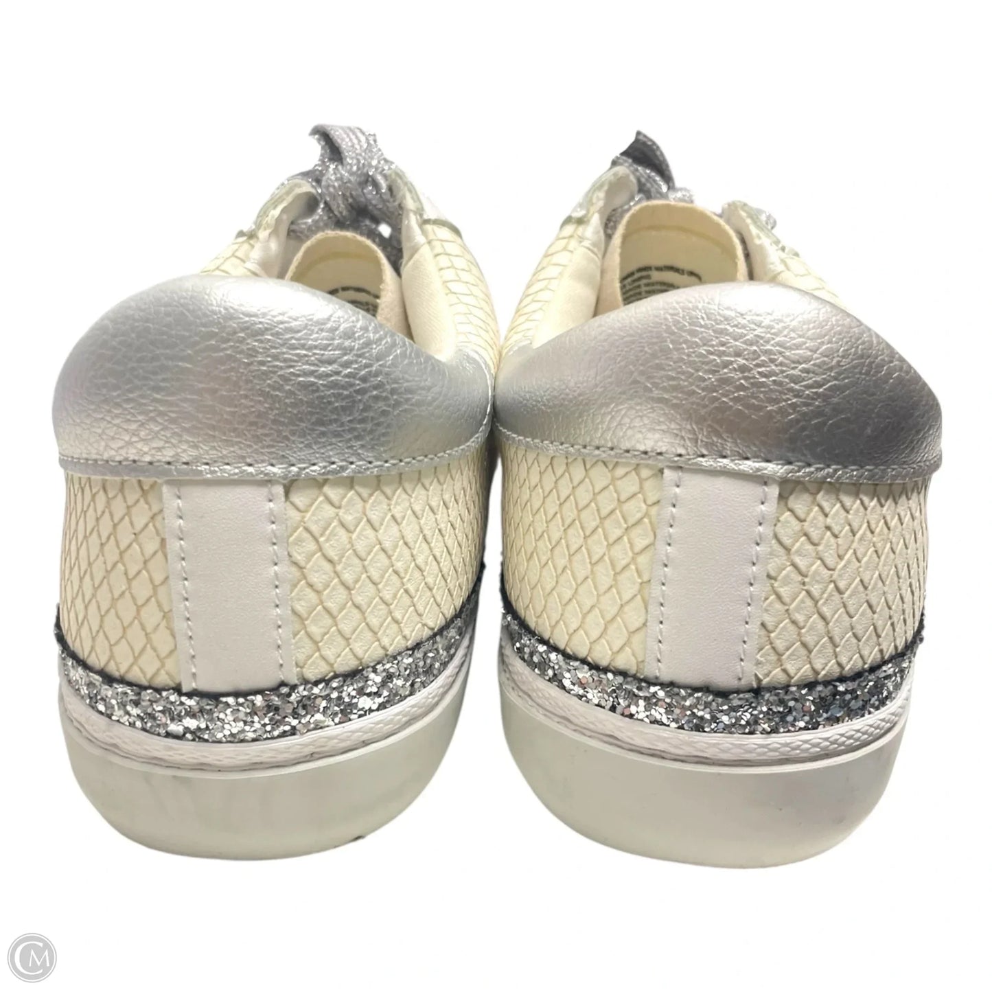 Shoes Sneakers By A New Day In Cream & Silver, Size: 7