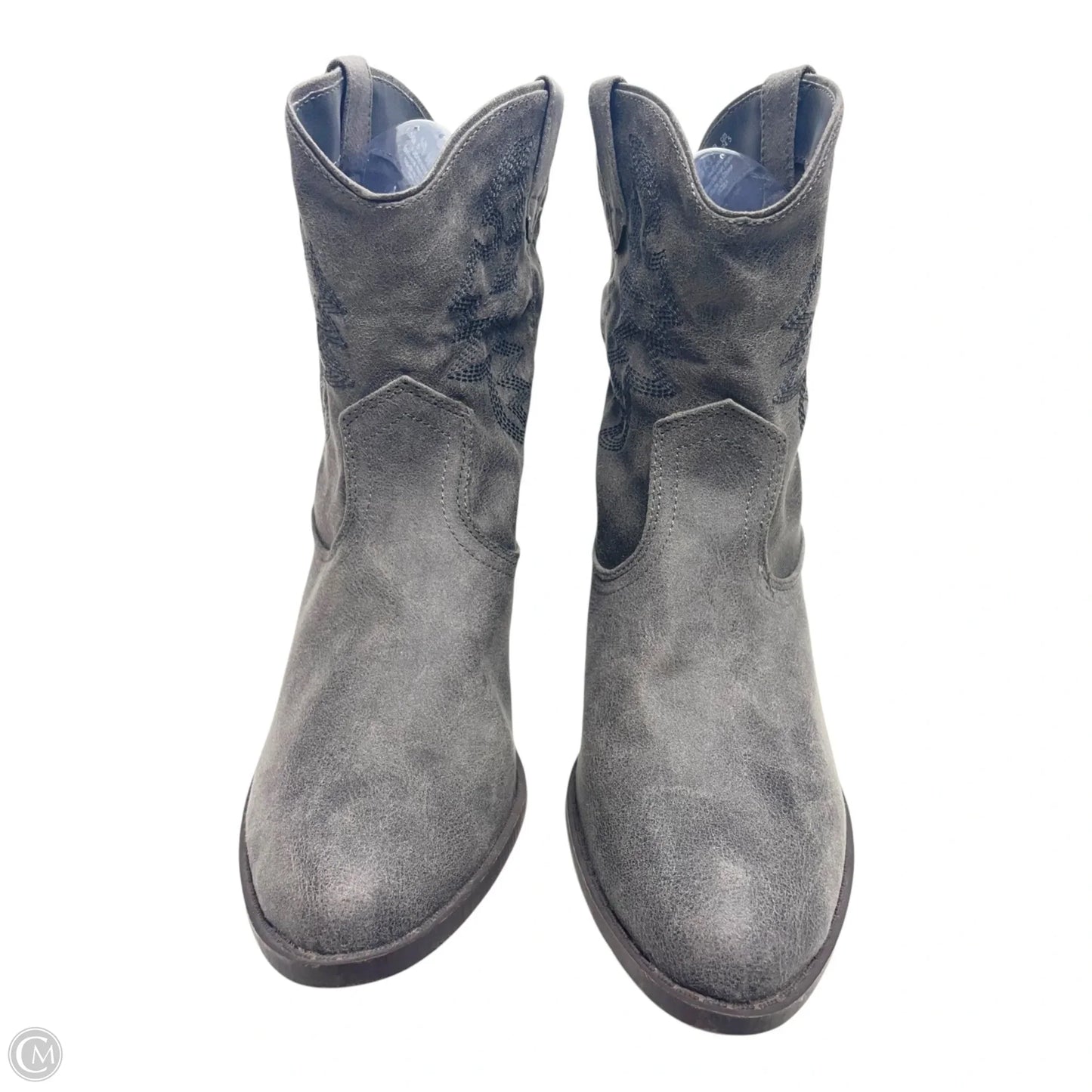 Boots Western By Fergalicious In Grey, Size: 7.5