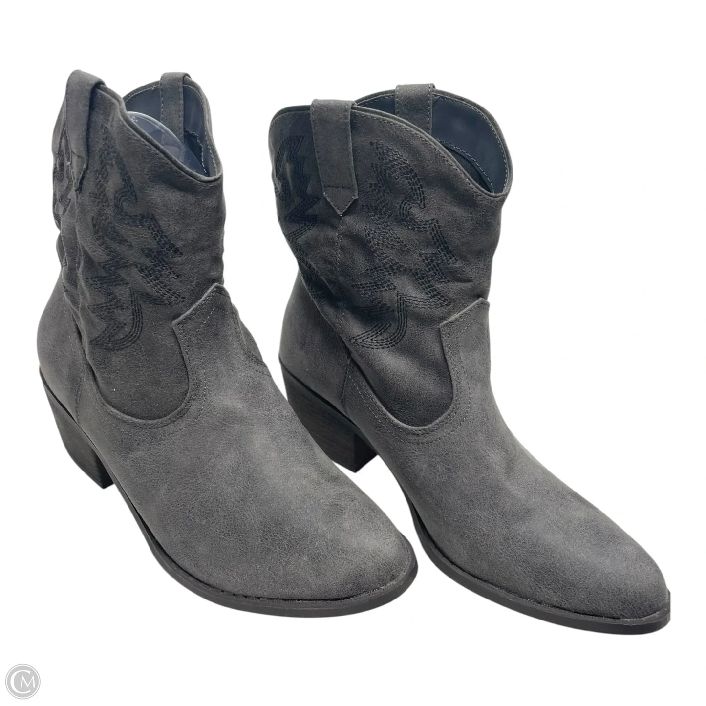 Boots Western By Fergalicious In Grey, Size: 7.5