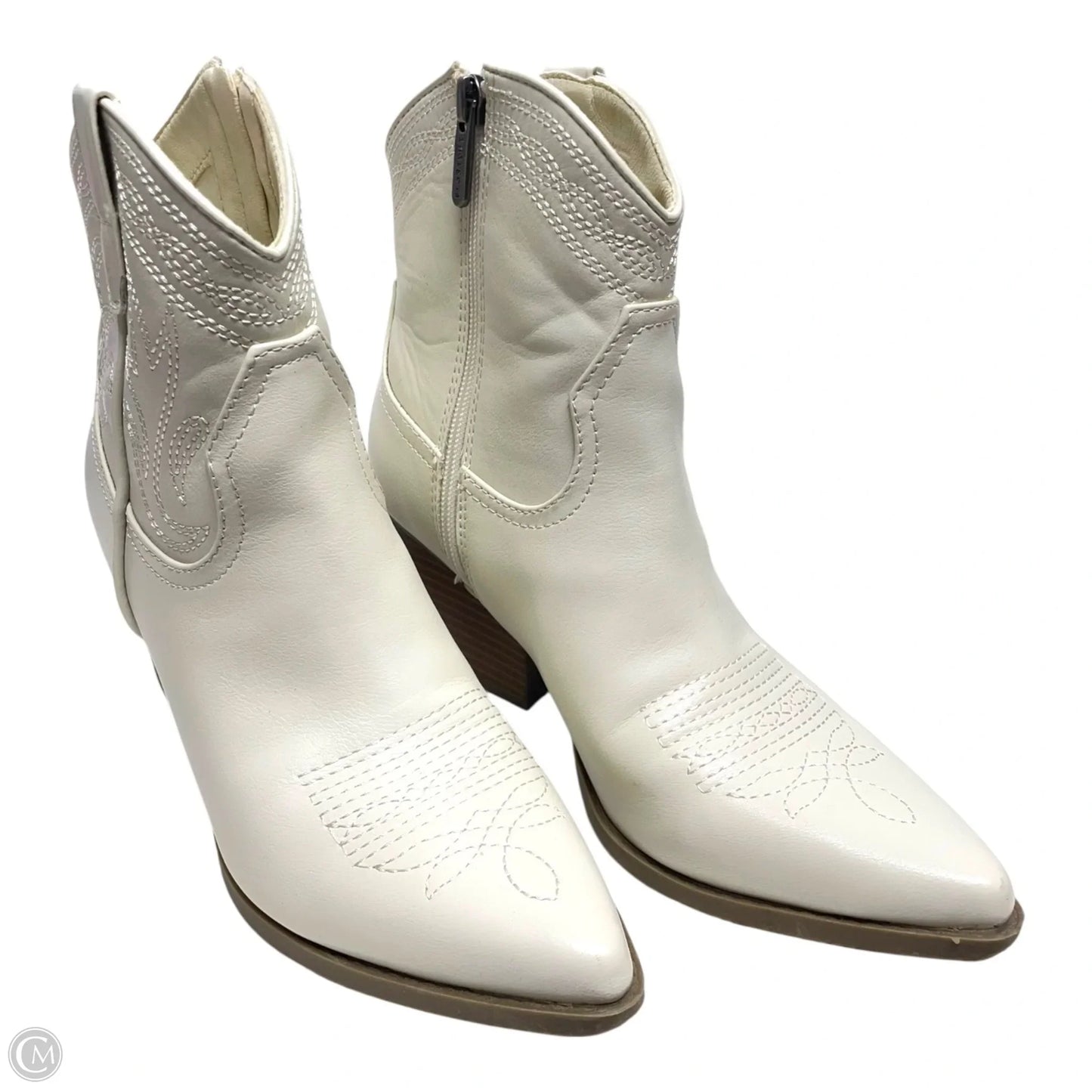 Boots Western By Indigo Rd In Ivory, Size: 7