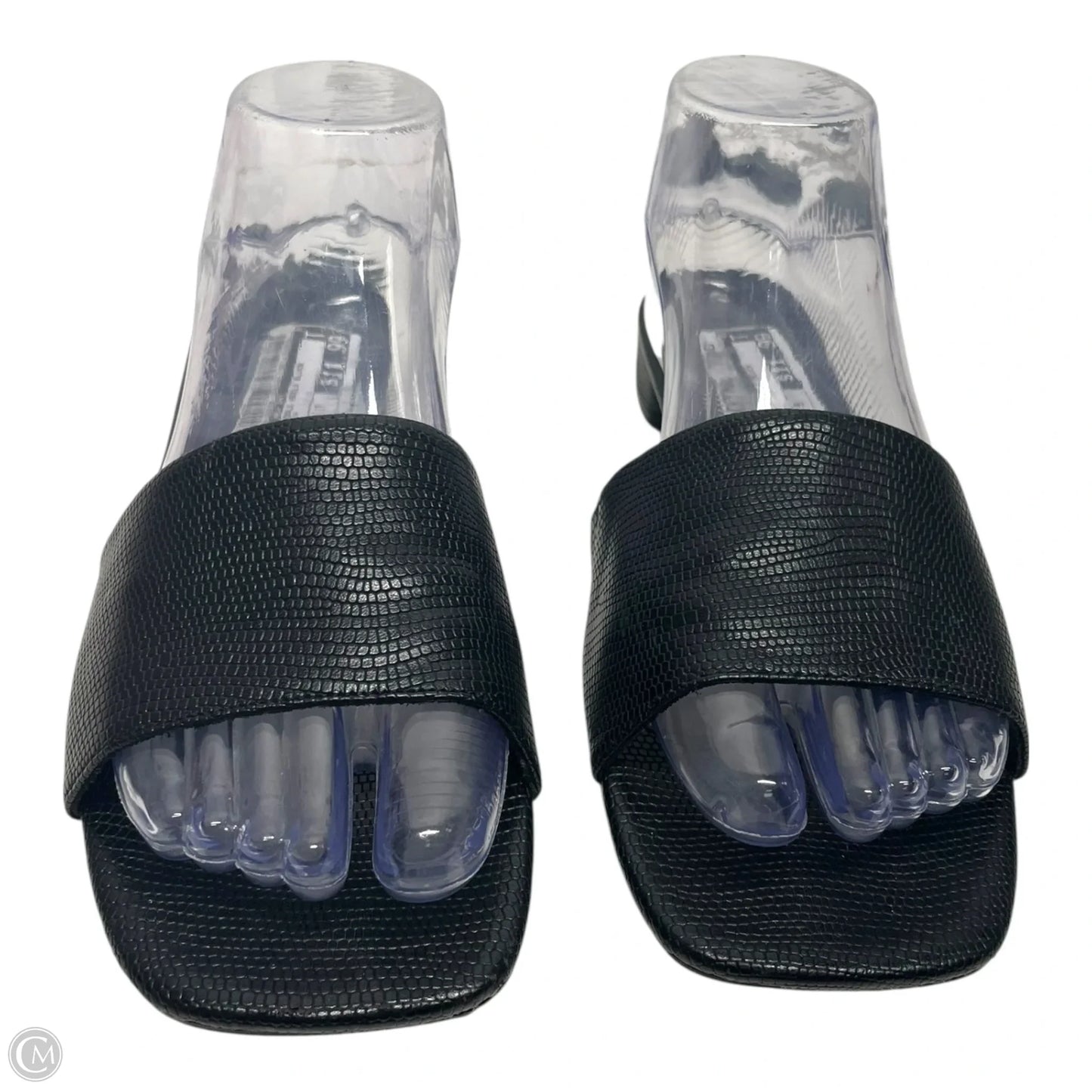 Sandals Heels Block By A New Day In Black, Size: 8.5