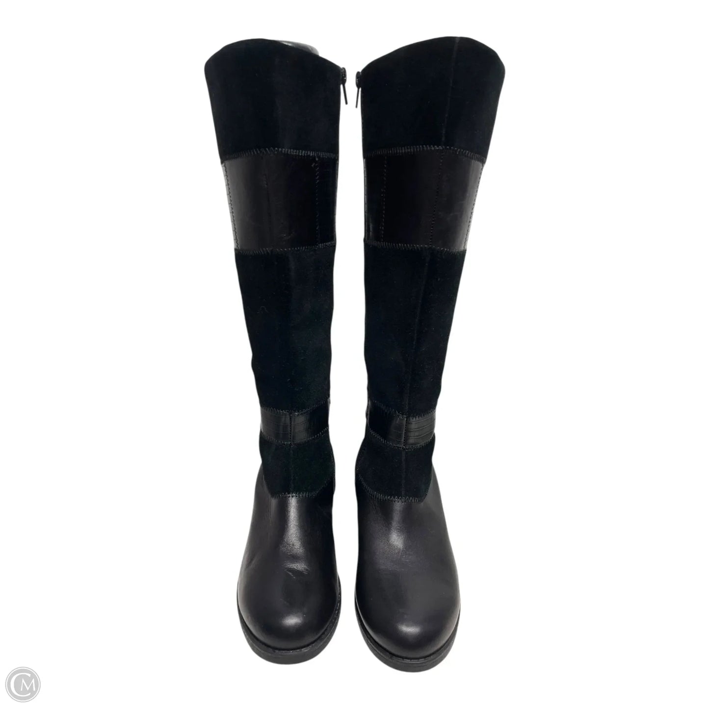 Boots Mid-calf Heels By Clarks In Black, Size: 6