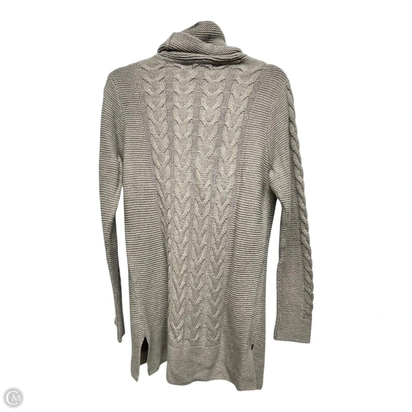 Dress Sweater By Calvin Klein In Taupe, Size: L