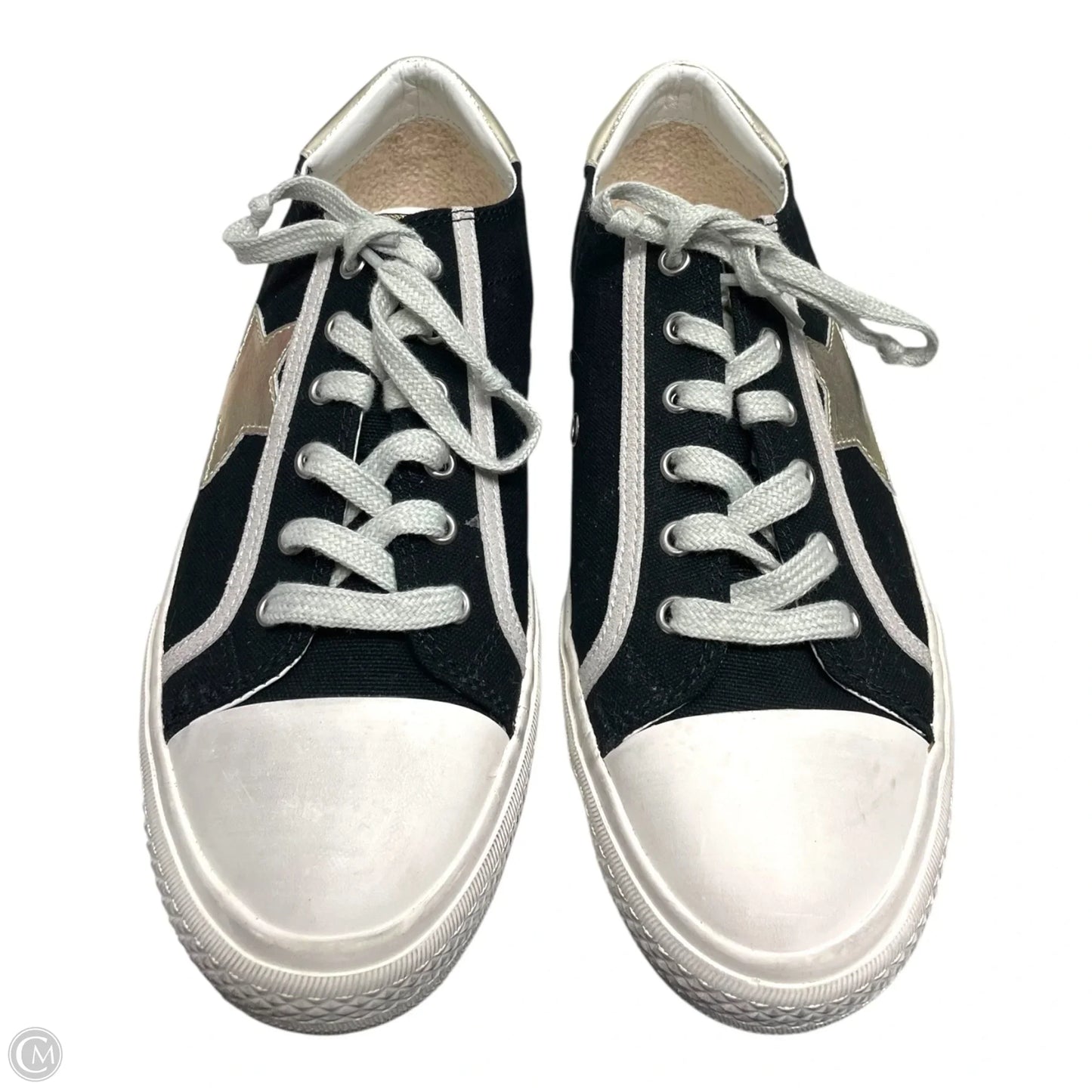 Shoes Sneakers By Vintage Havana In Black & White, Size: 8