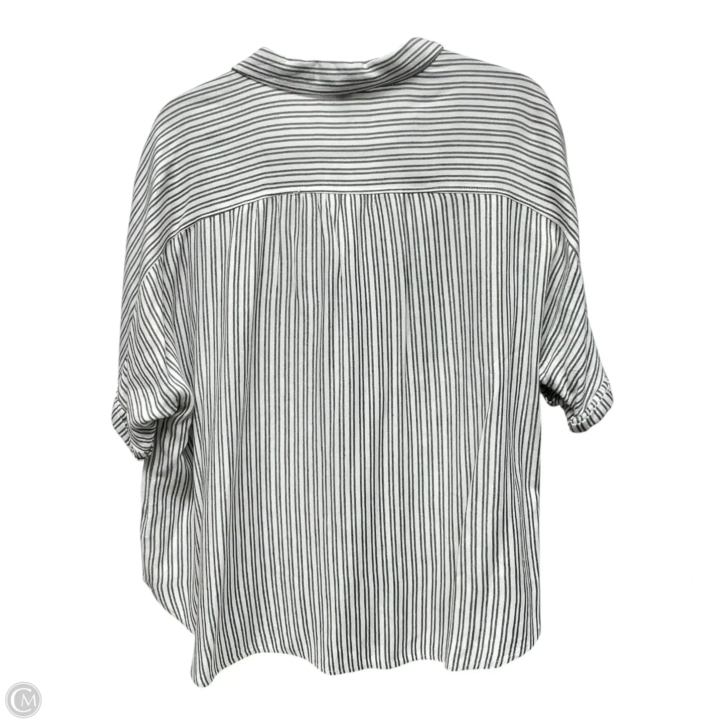 Top Short Sleeve By Universal Thread In Striped Pattern, Size: Xxl