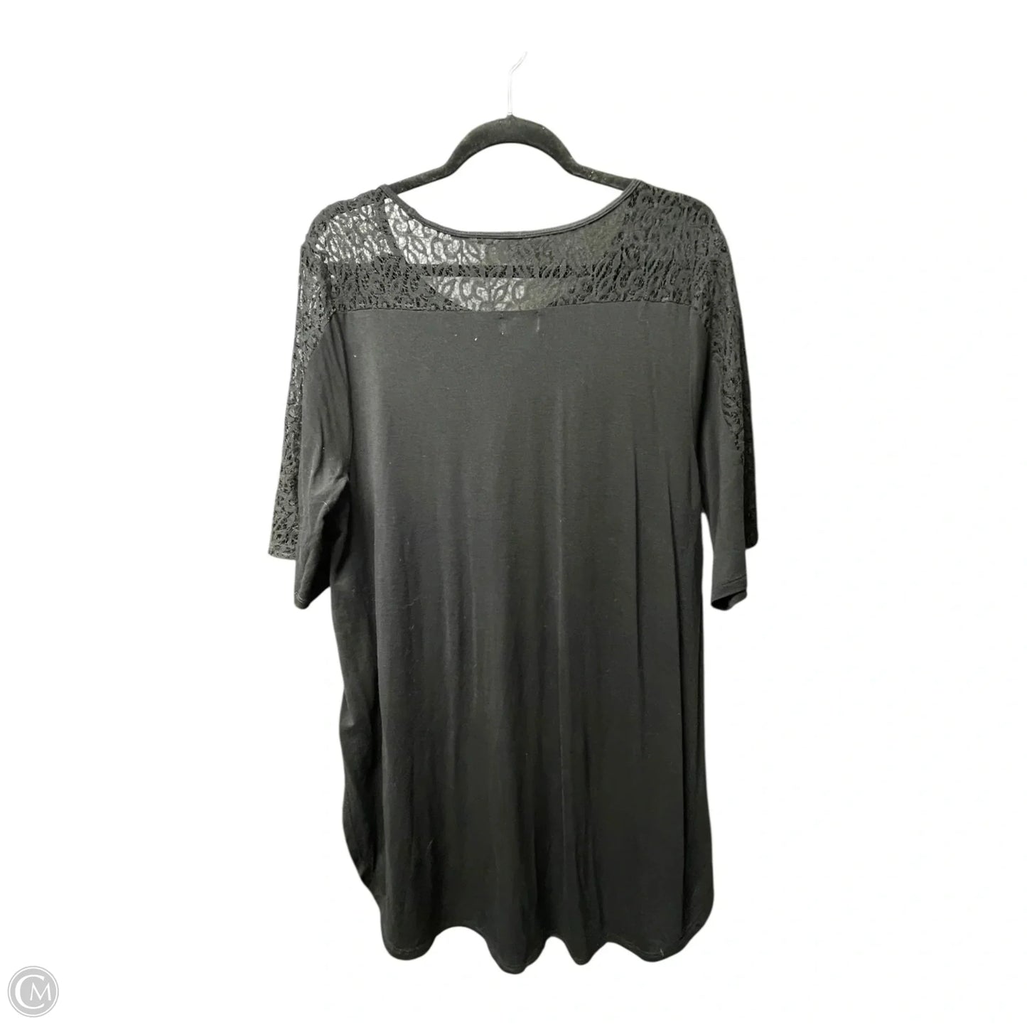 Top Short Sleeve By Old Navy In Black, Size: Xl
