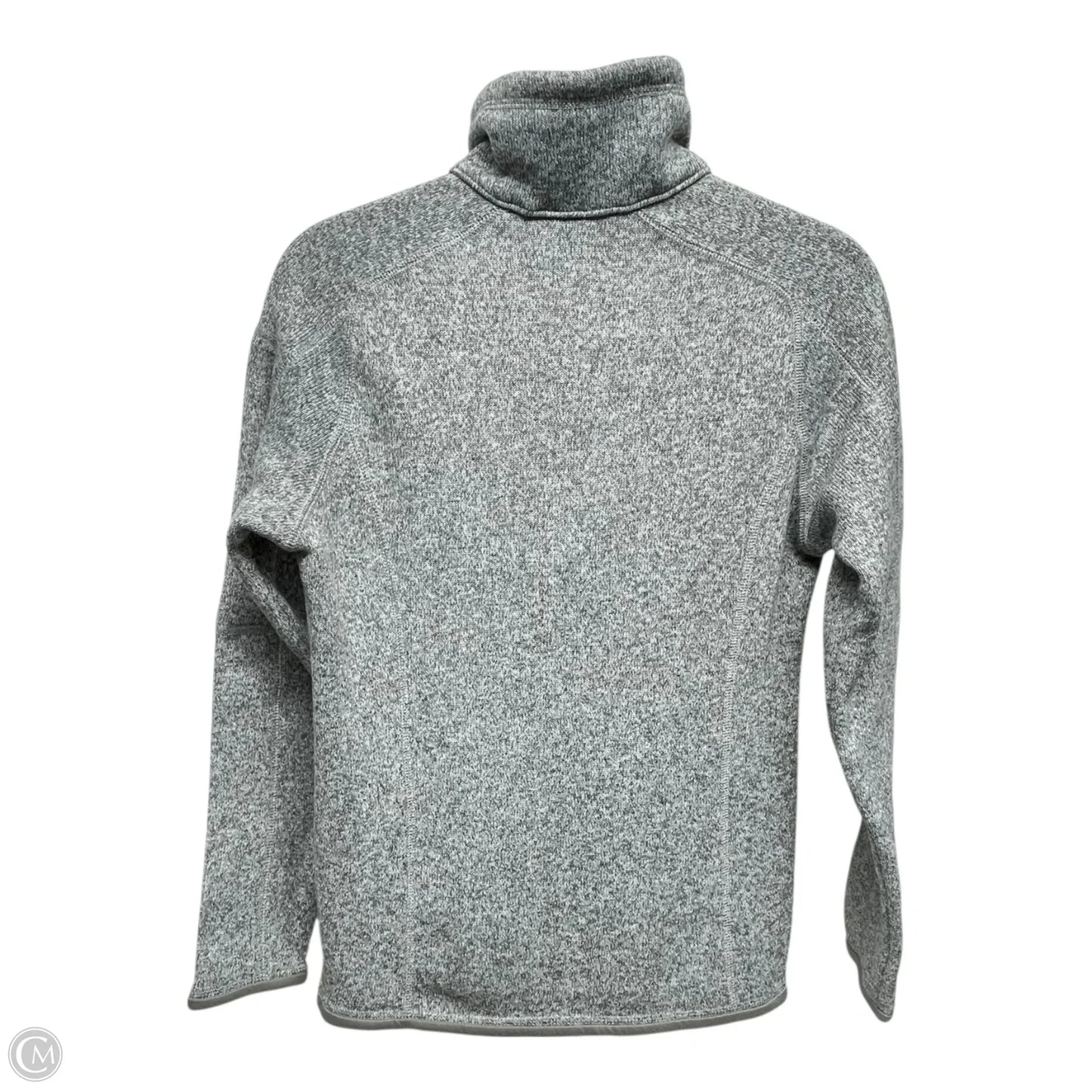 Sweatshirt Collar By Patagonia In Grey, Size: S