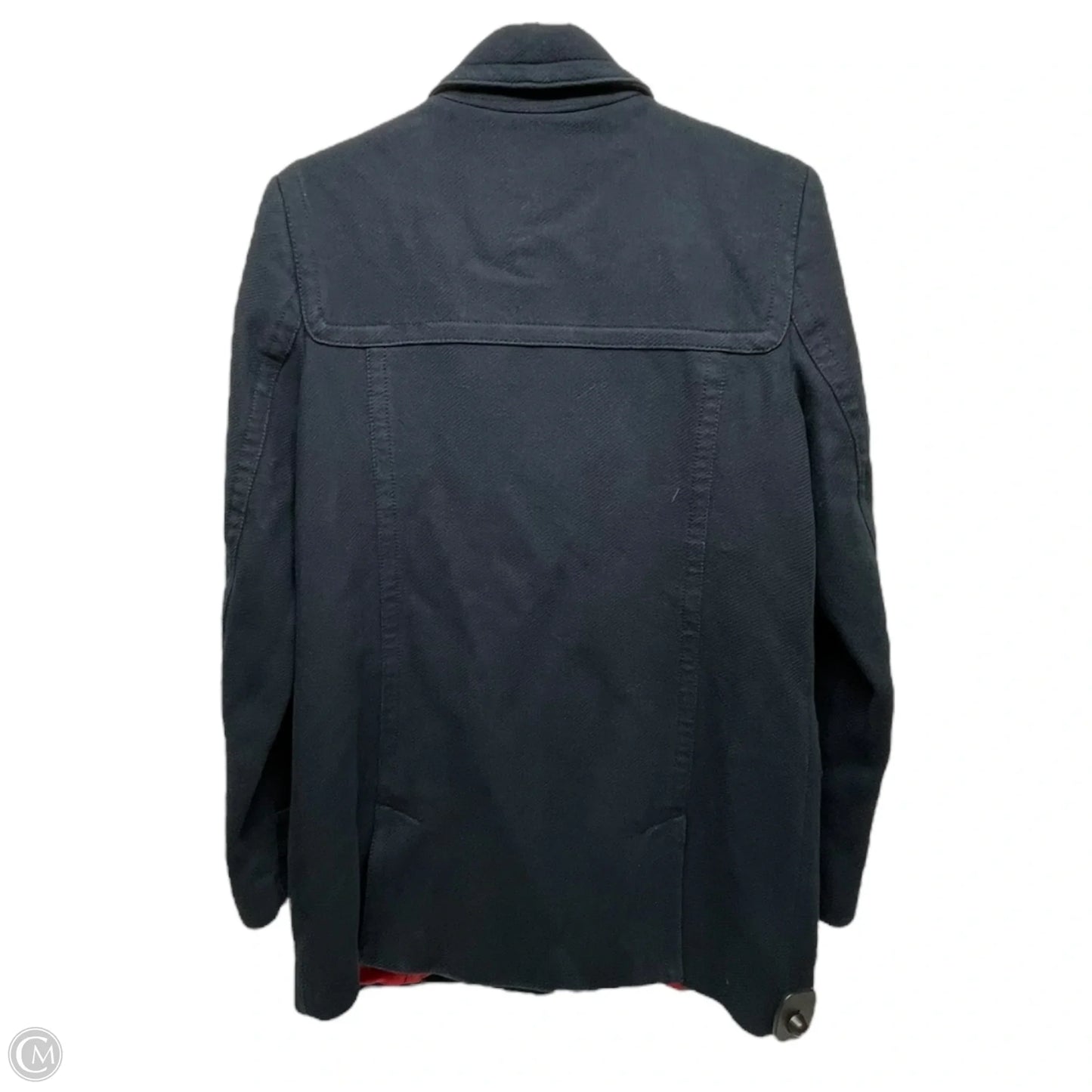 Coat Peacoat By Banana Republic In Navy, Size: M
