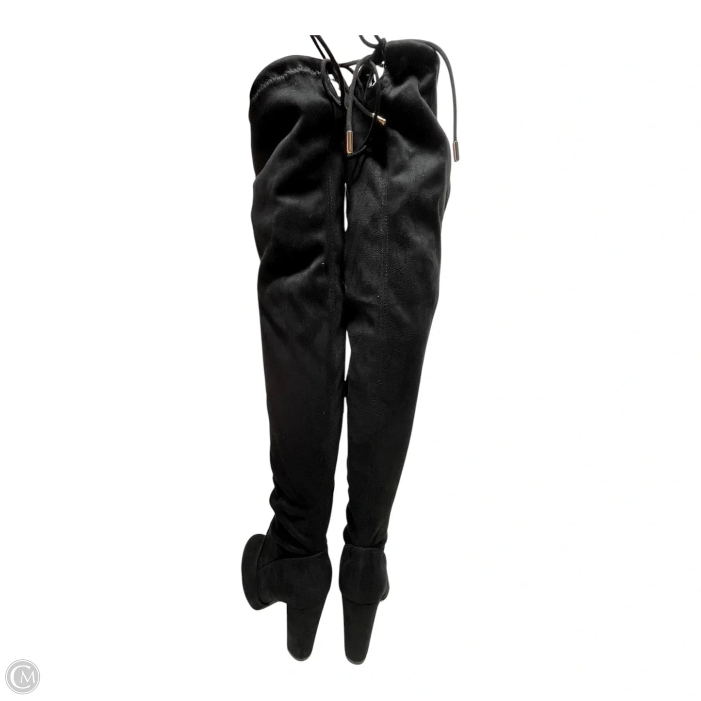 Boots Knee Heels By Journee In Black, Size: 8