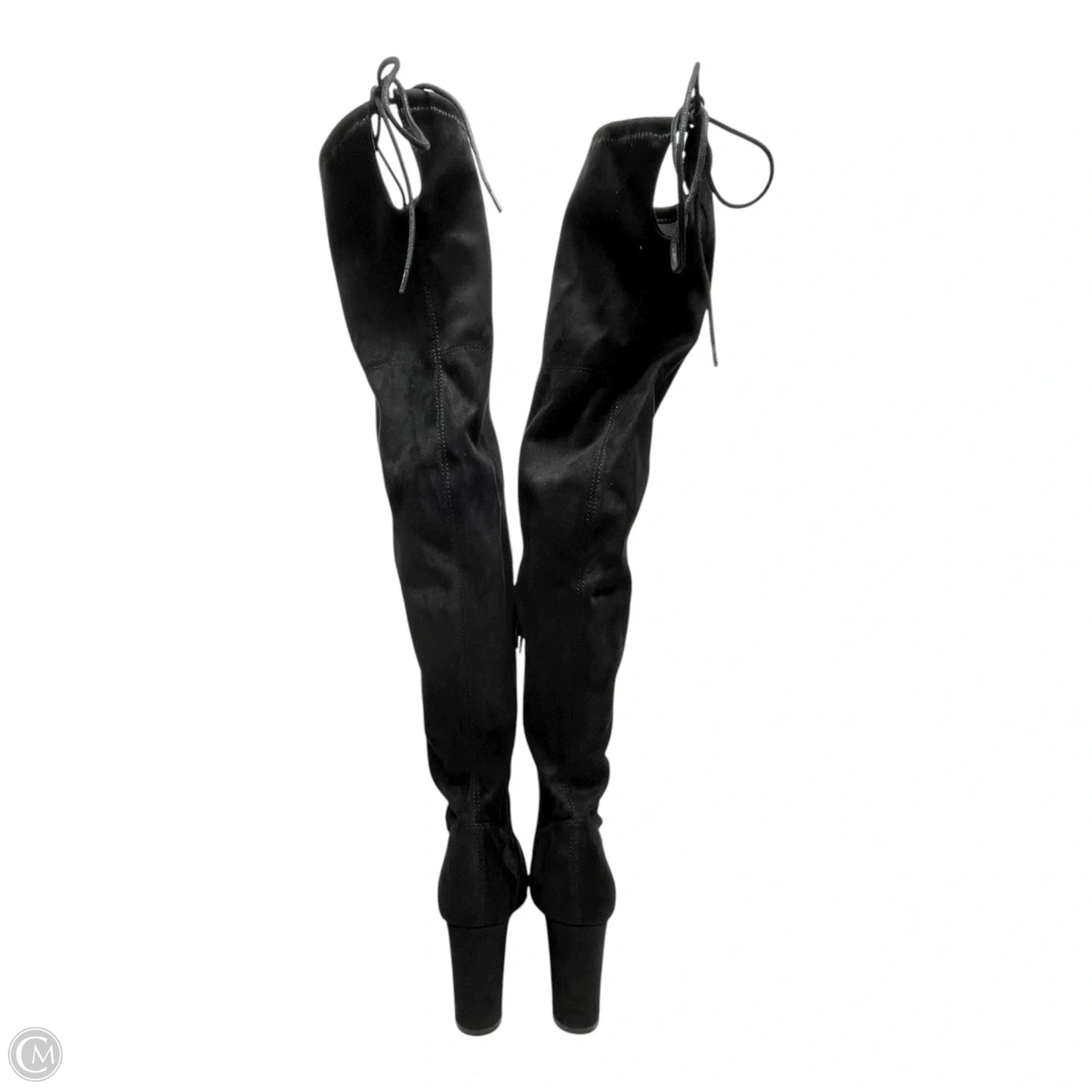 Boots Knee Heels By Chinese Laundry In Black, Size: 10