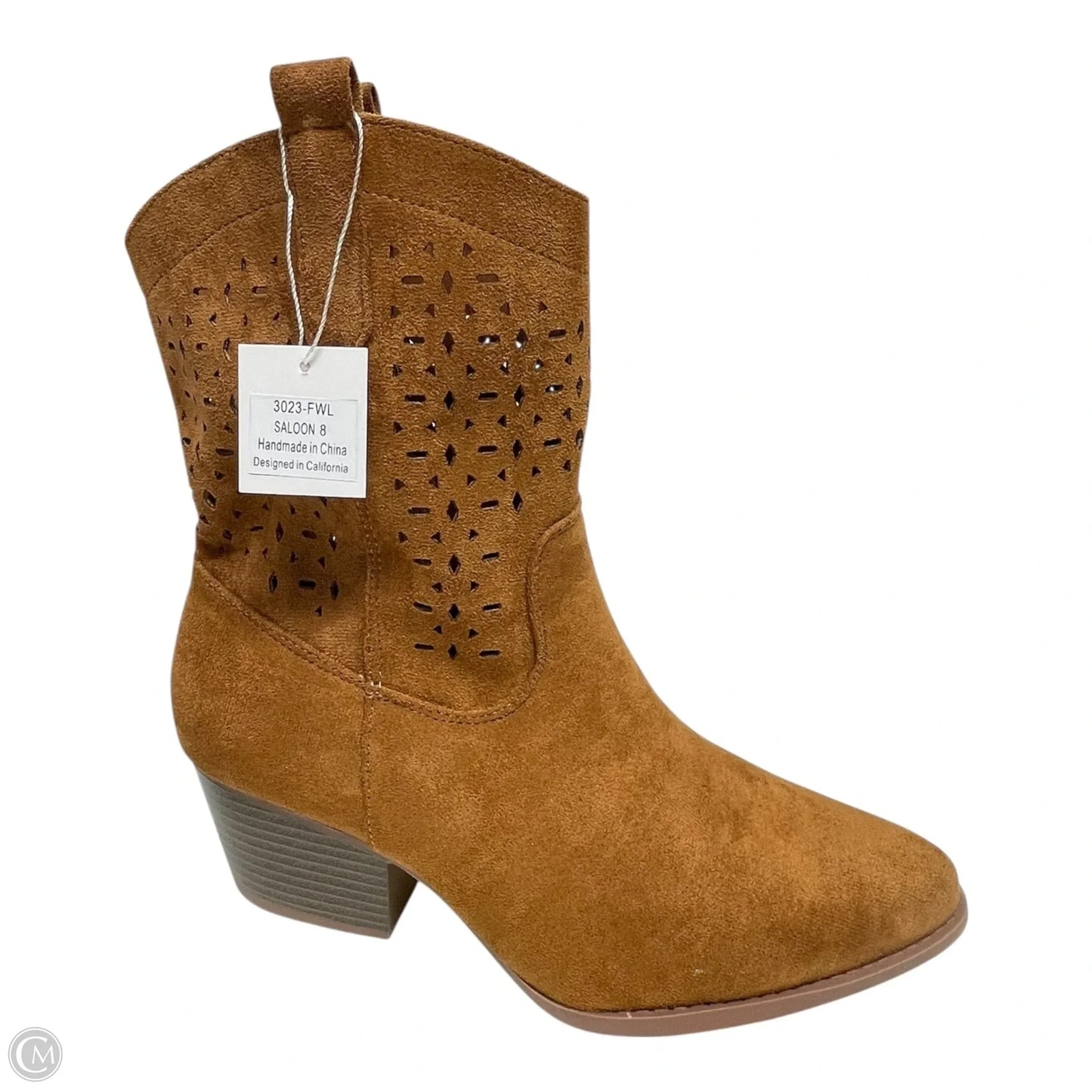 Boots Western By Clothes Mentor In Brown, Size: 8