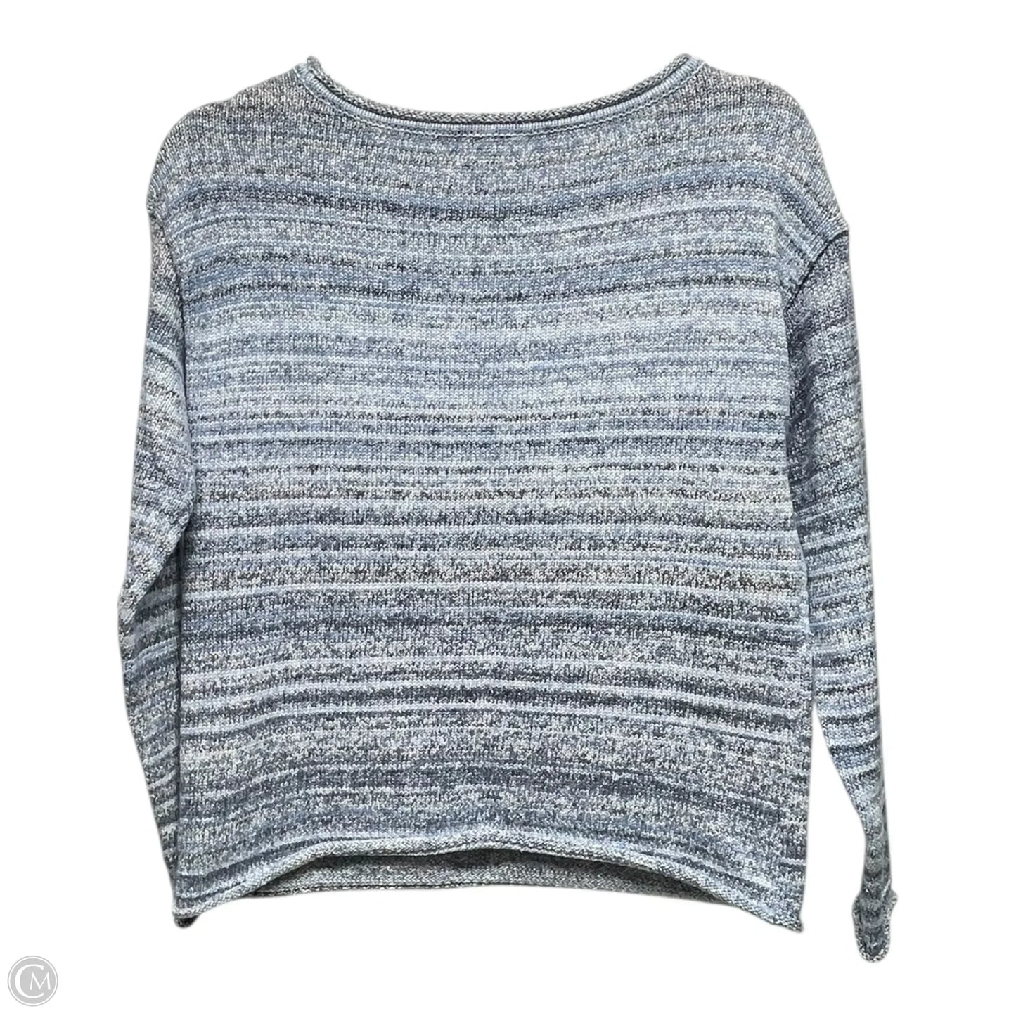 Sweater By Talbots In Blue & White, Size: Xs