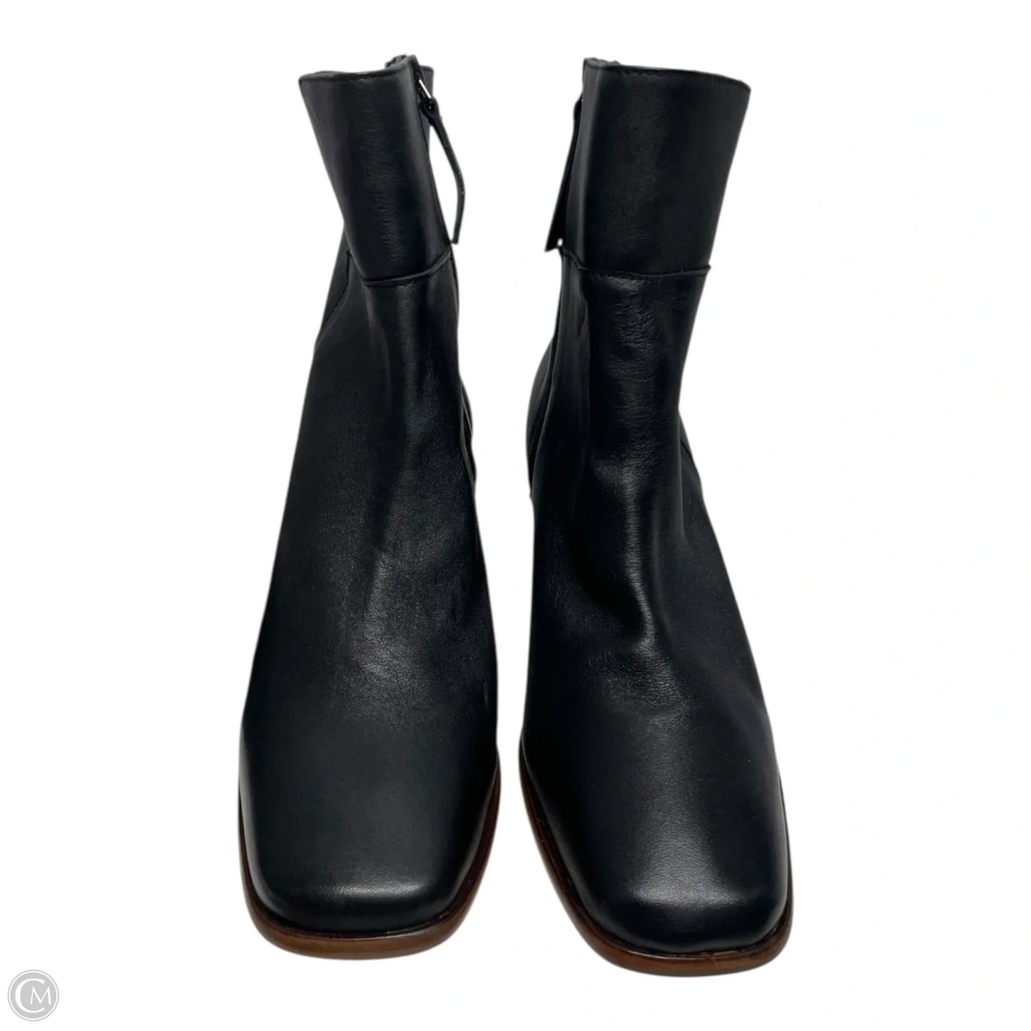 Boots Ankle Heels By PATINA In Black, Size: 9.5