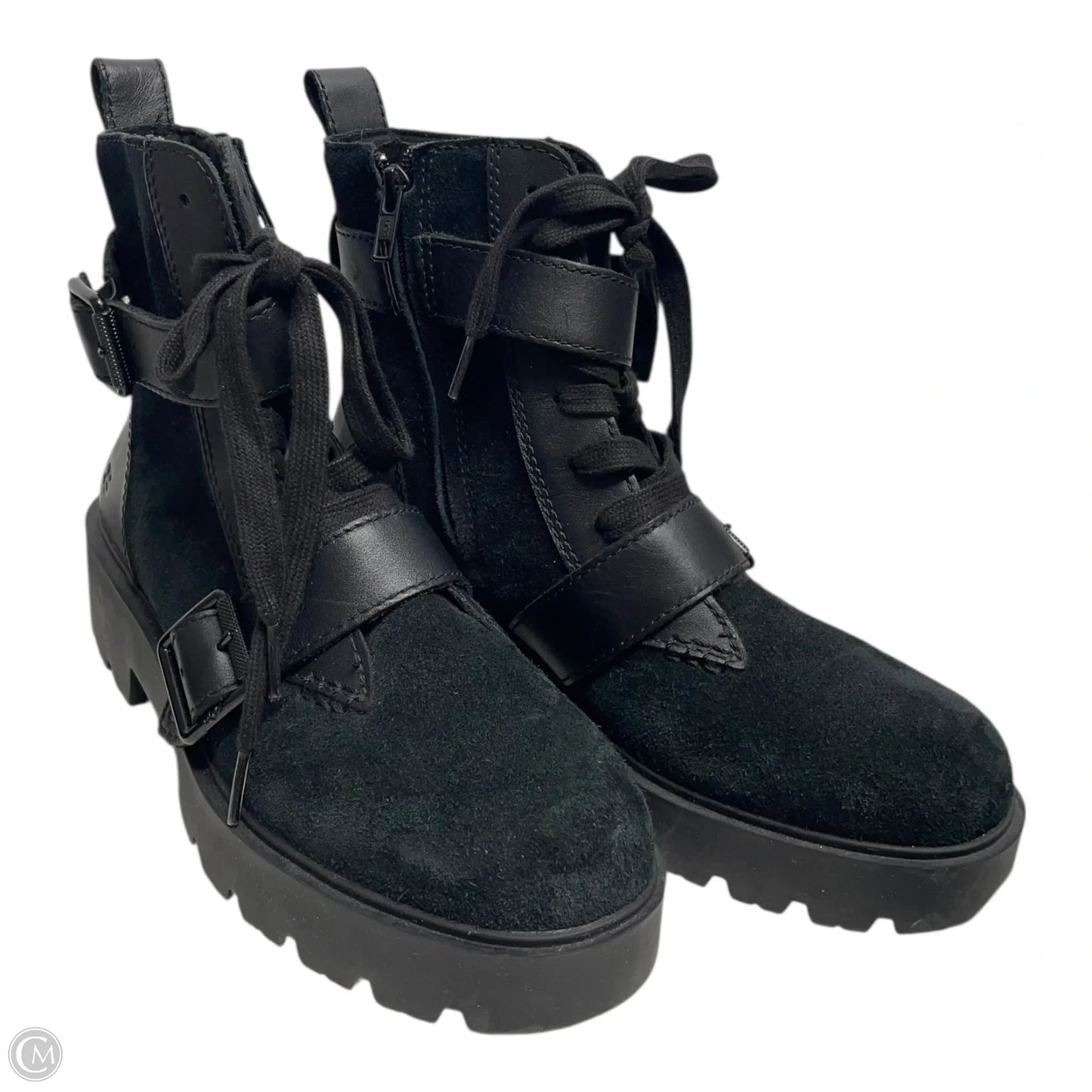 Boots Designer By Ugg In Black, Size: 9