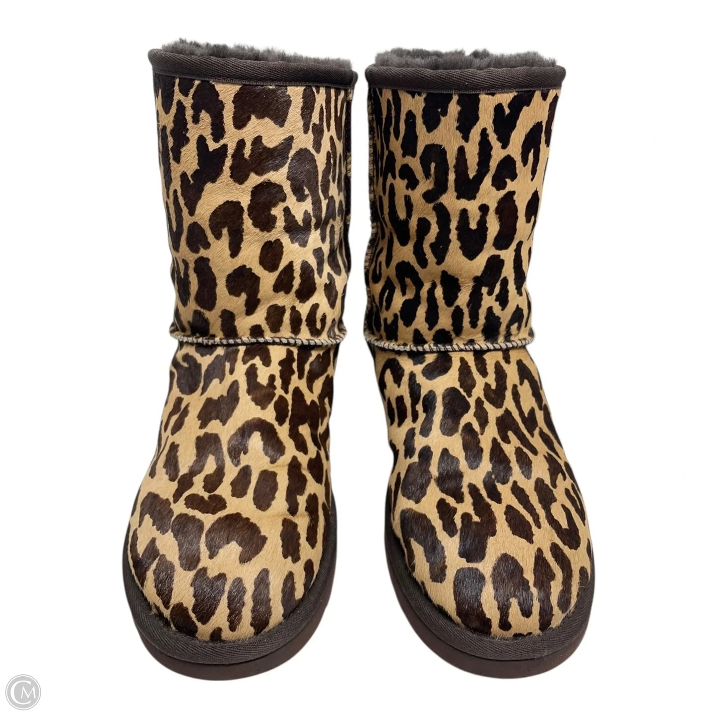 Boots Designer By Ugg In Animal Print, Size: 7