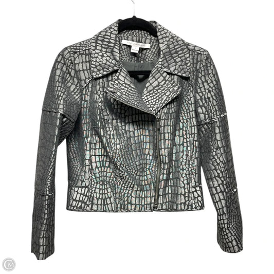 Jacket Designer By Diane Von Furstenberg In Animal Print, Size: 2