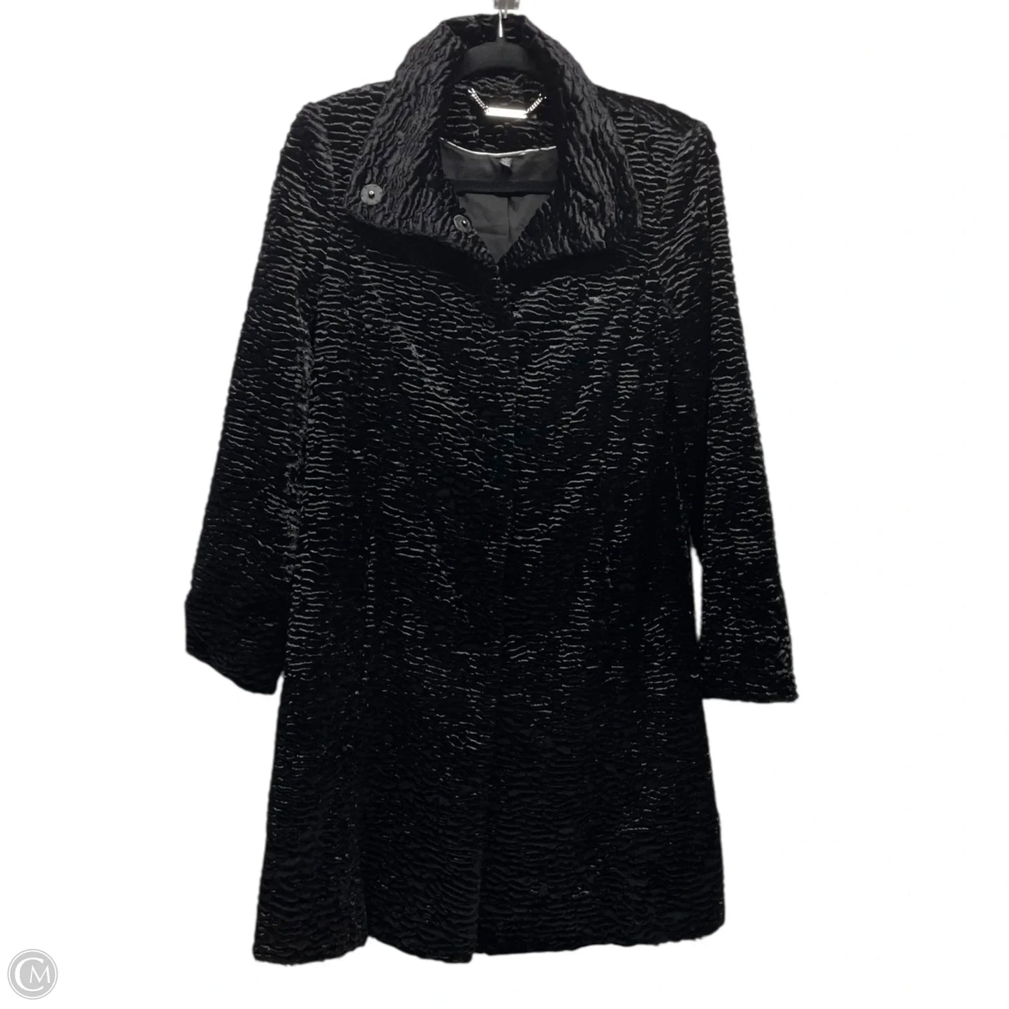 Coat Faux Fur & Sherpa By White House Black Market In Black, Size: S