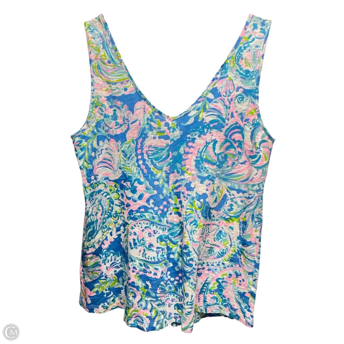 Tank Top Designer By Lilly Pulitzer In Nautical Print, Size: S