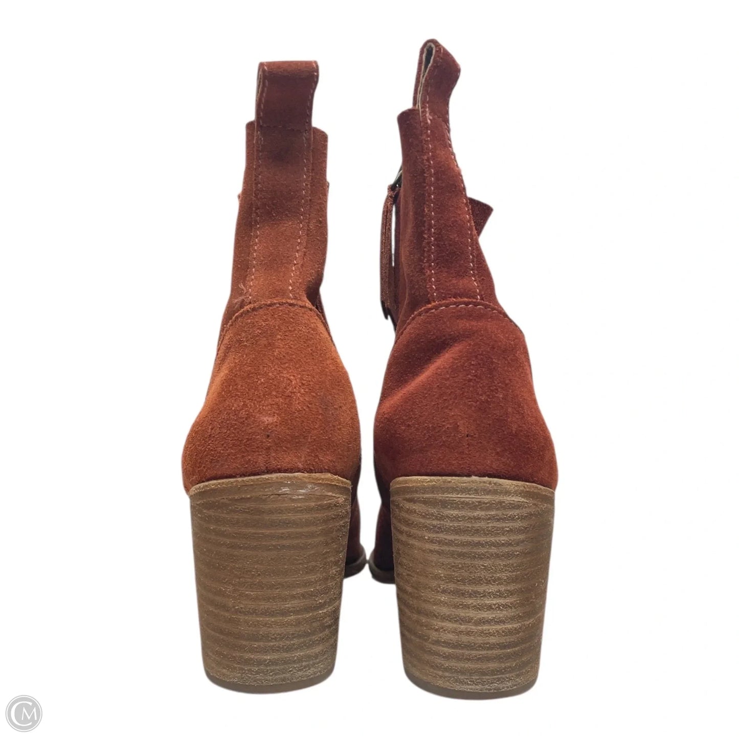 Boots Ankle Heels By Antonio Melani In Orange, Size: 8.5