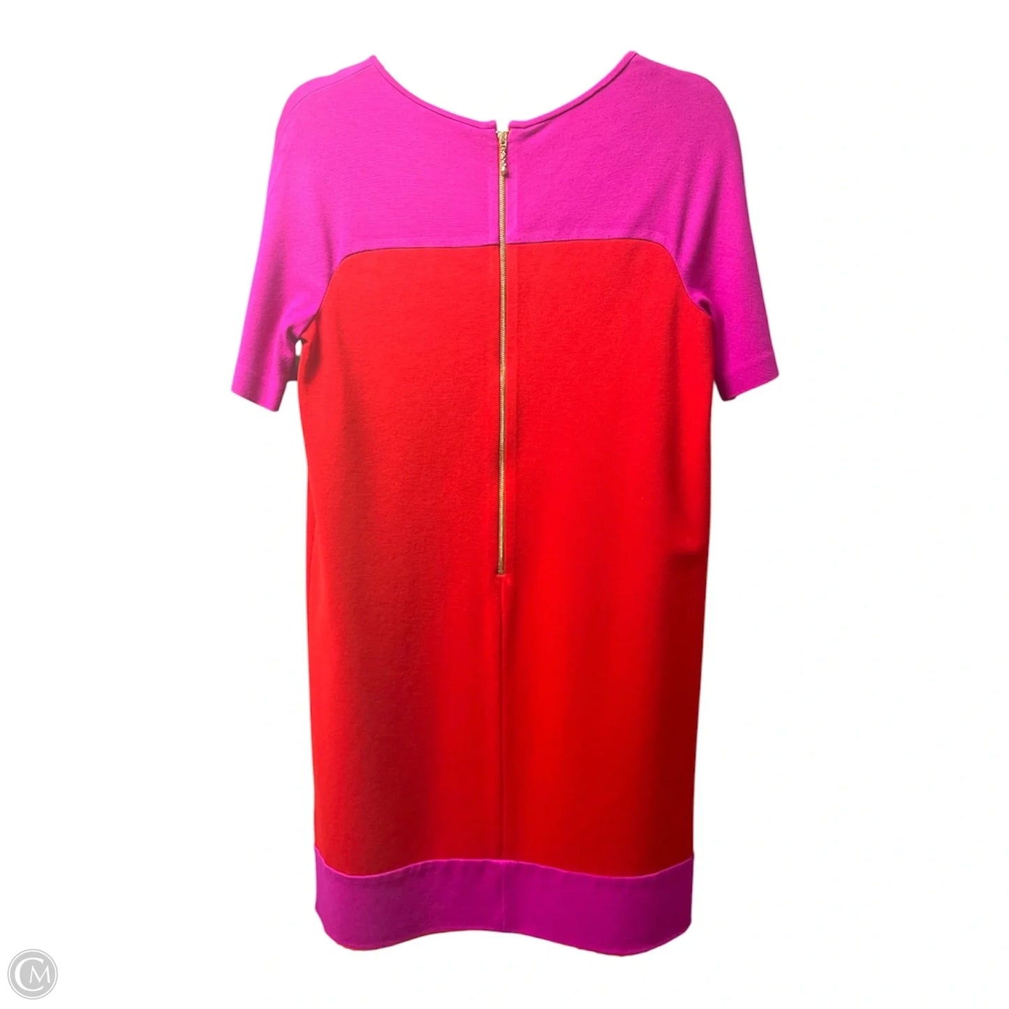 Dress Designer By Kate Spade In Pink & Red, Size: 8