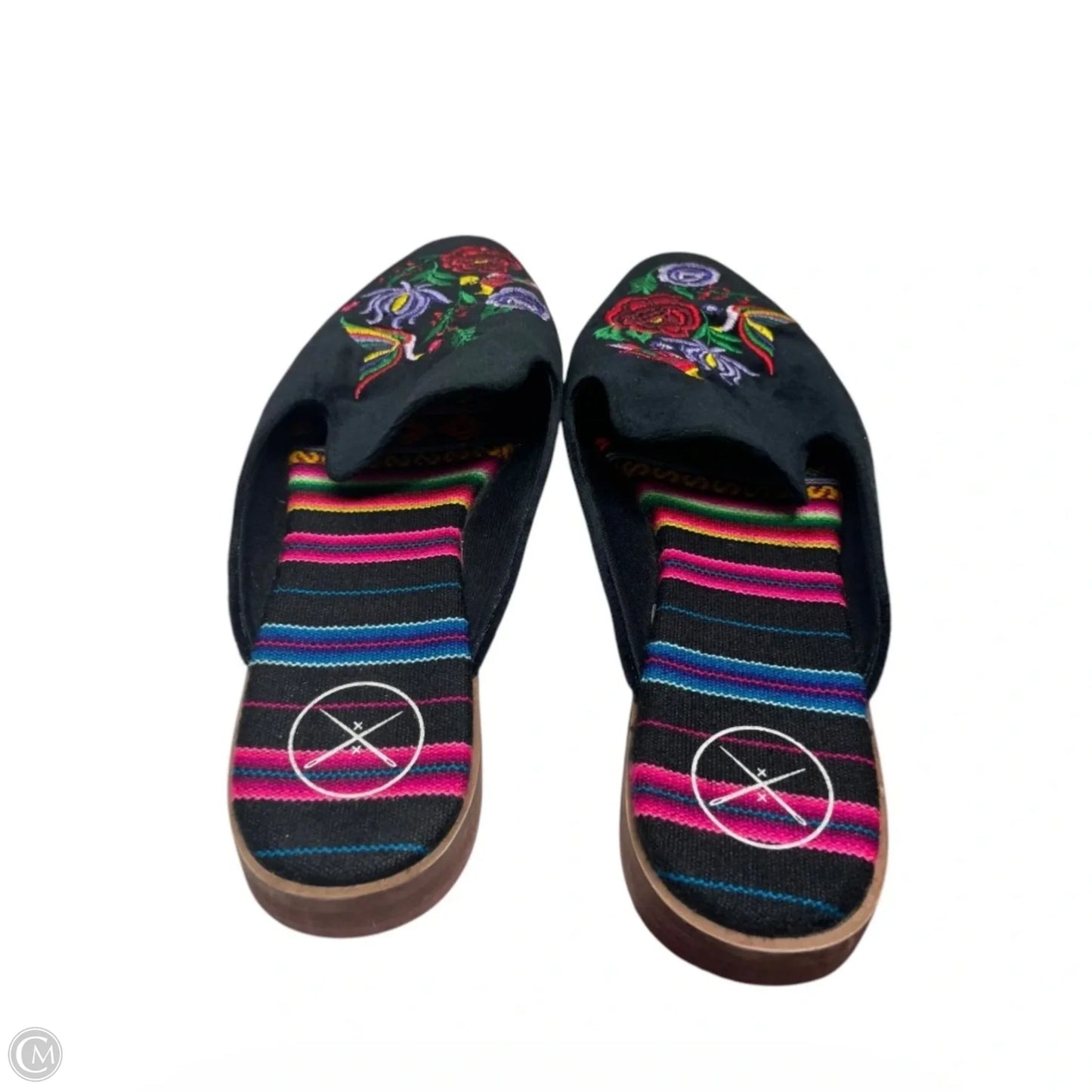 Shoes Flats By INKKAS In Floral Print, Size: 9