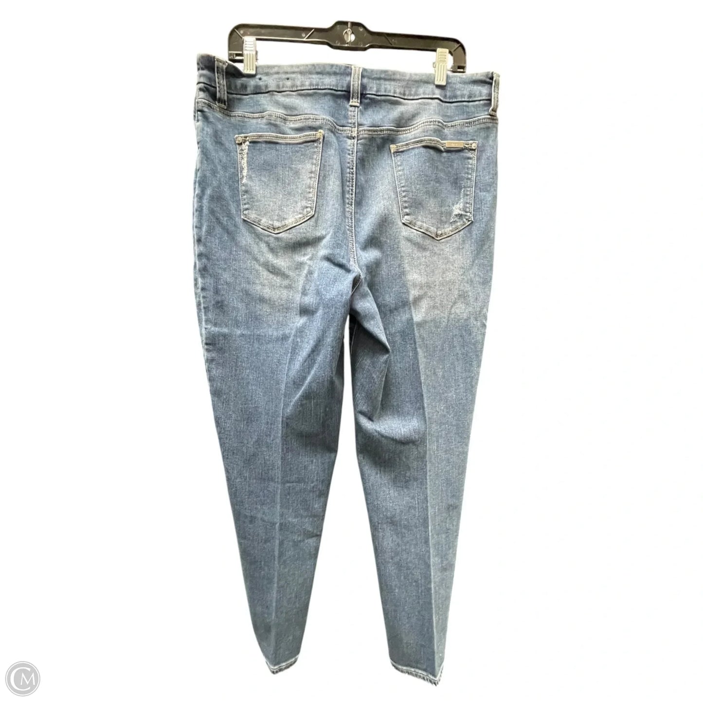Jeans Boyfriend By Chicos In Blue Denim, Size: L