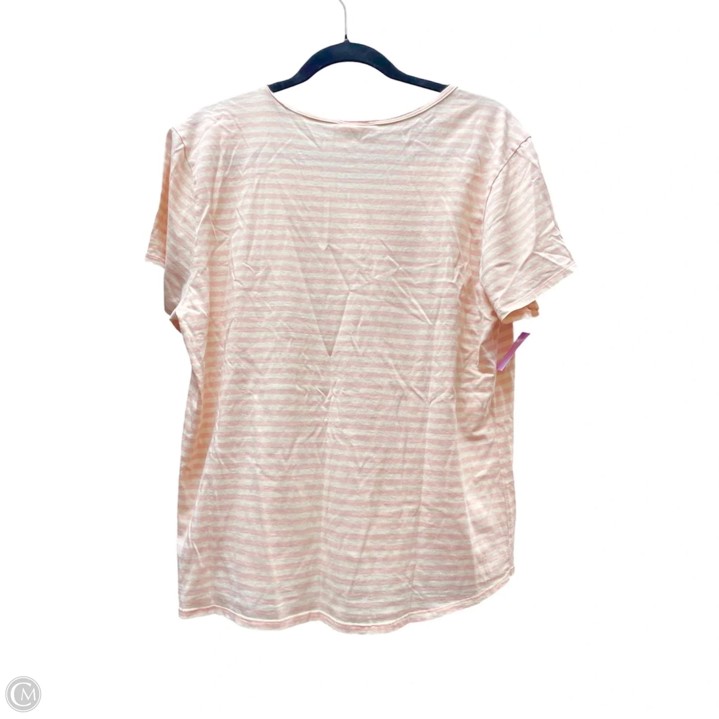 Top Short Sleeve By The North Face In Striped Pattern, Size: Xl