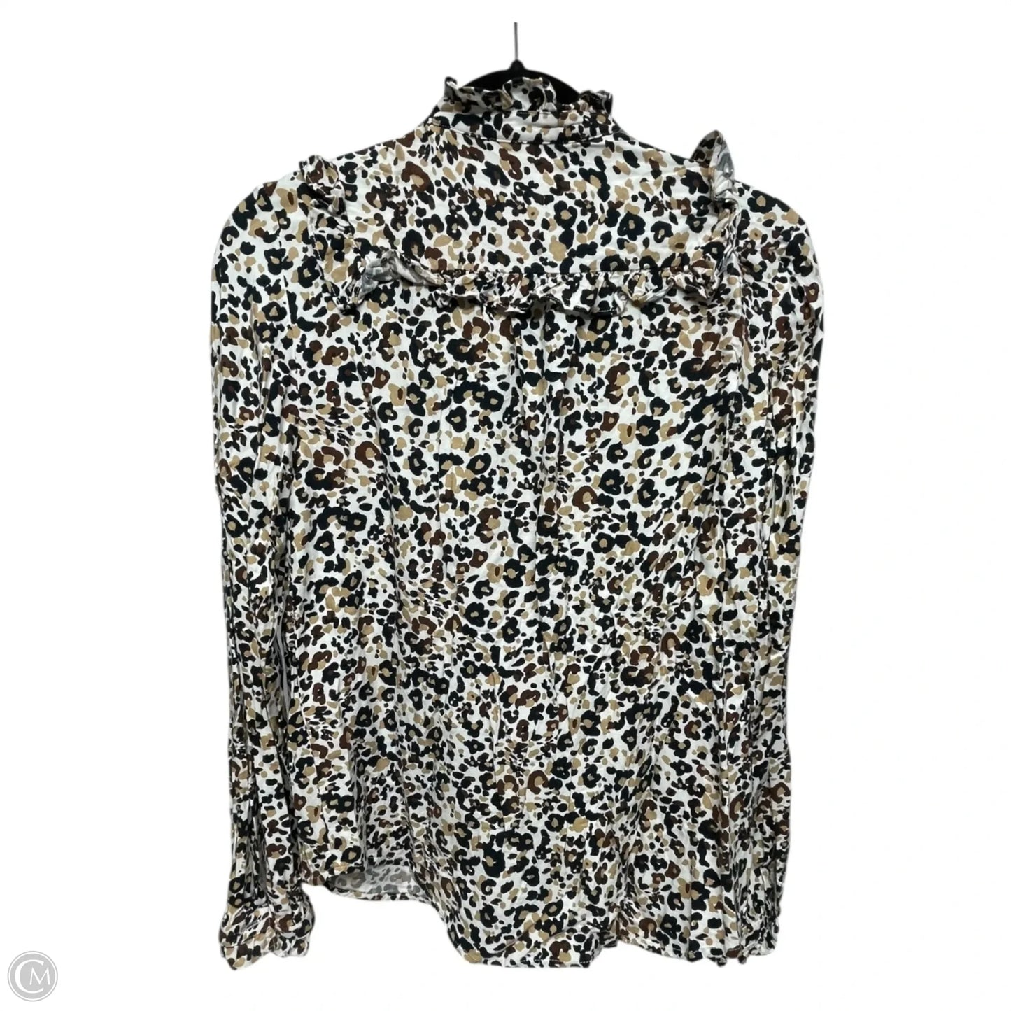 Top Long Sleeve By Maeve In Animal Print, Size: S