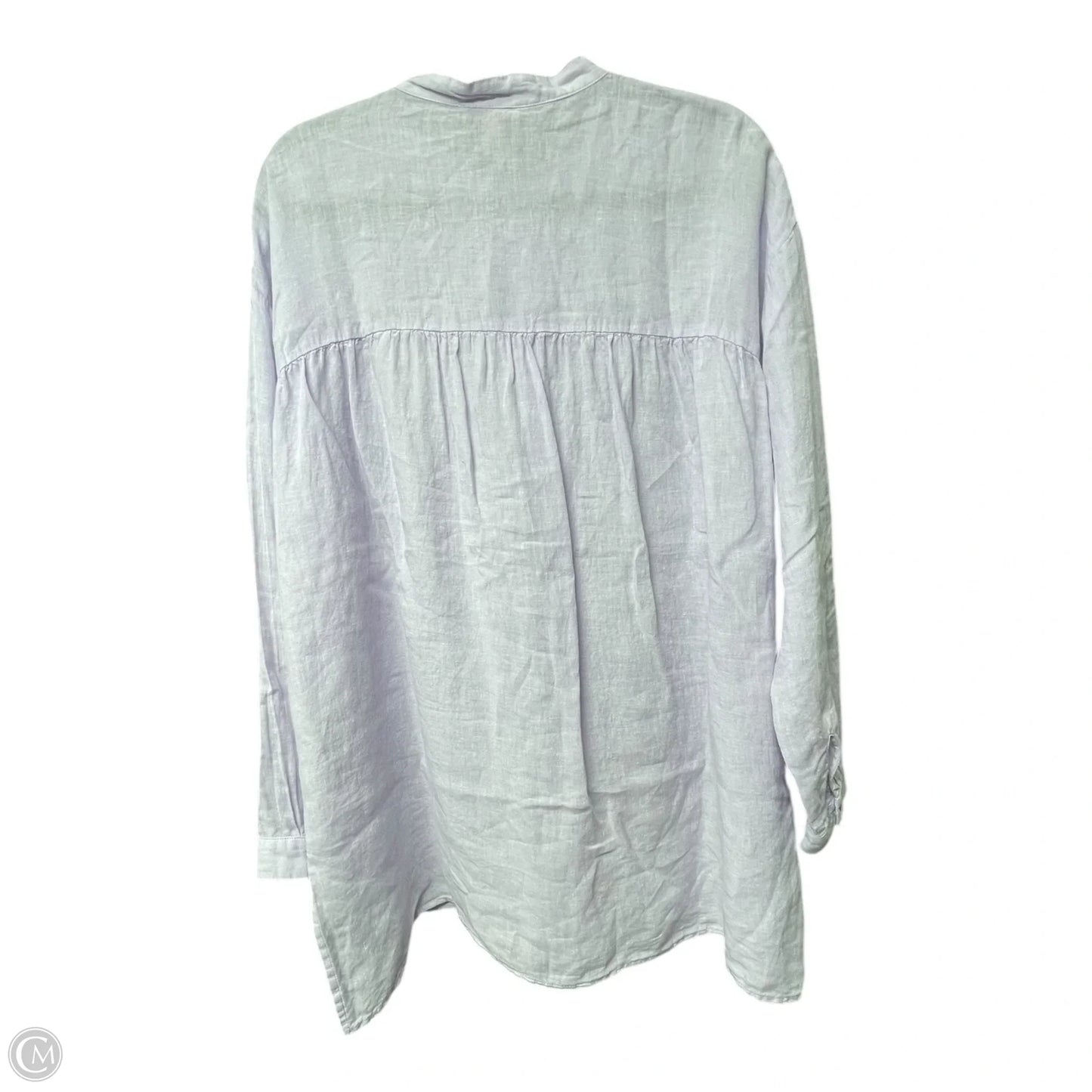 Tunic Long Sleeve By Eileen Fisher In Purple, Size: M