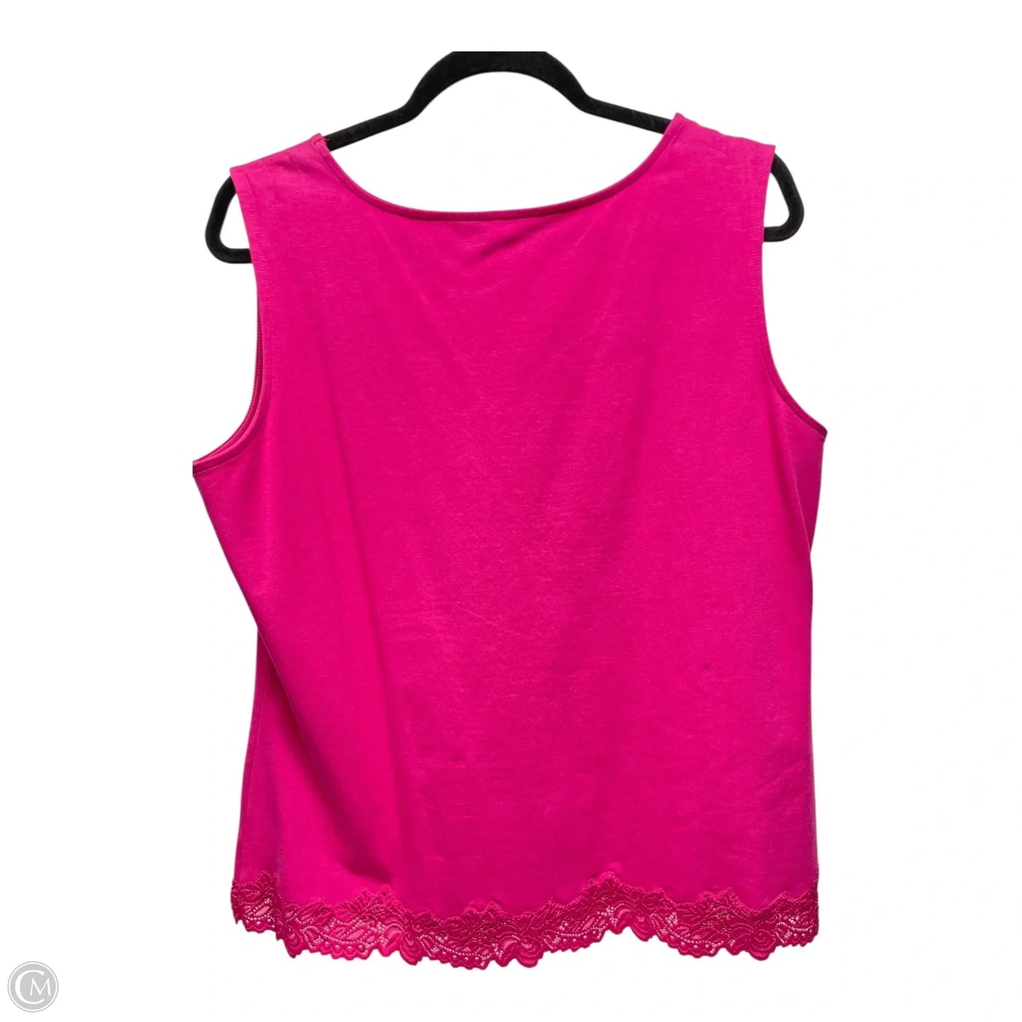 Tank Top By Coldwater Creek In Pink, Size: Xl