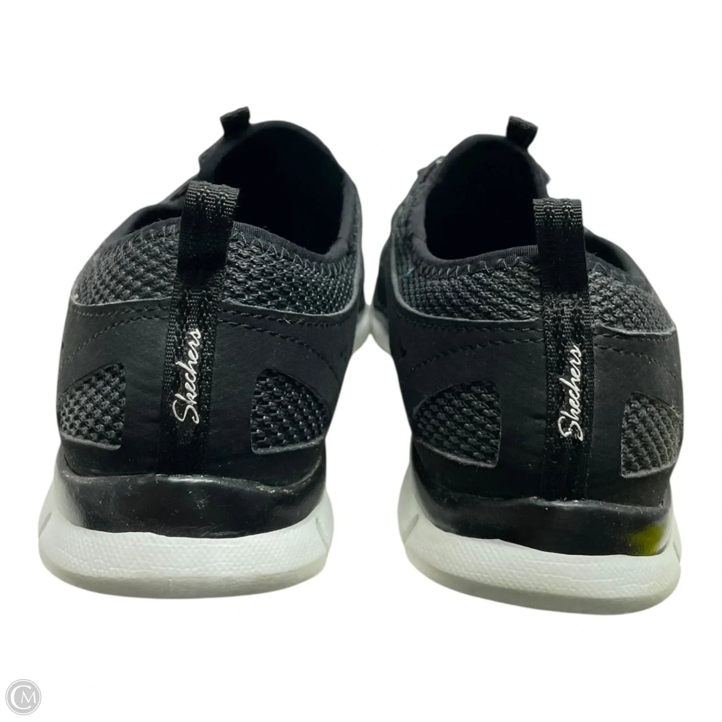 Shoes Sneakers By Skechers In Black & White, Size: 7