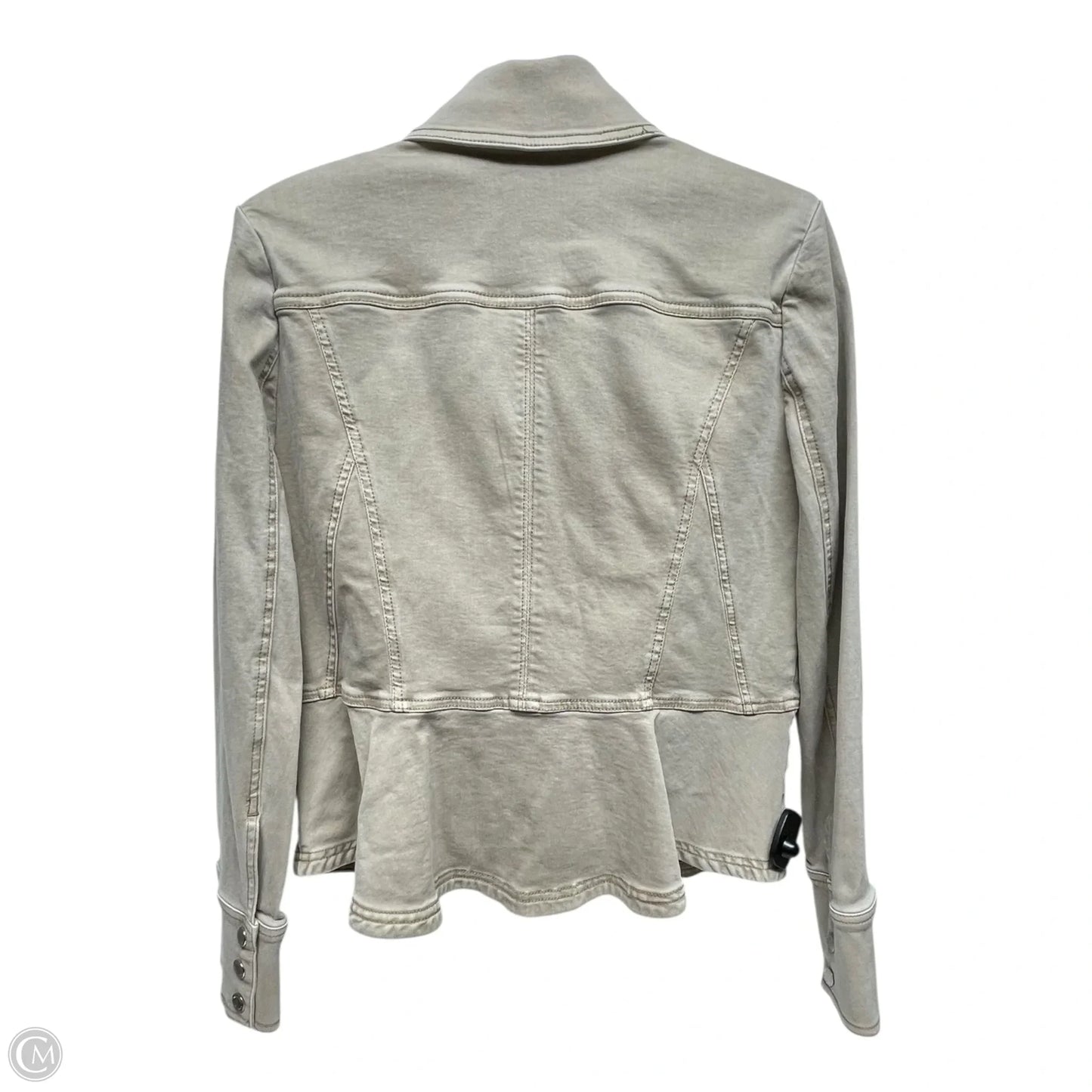 Jacket Denim By White House Black Market In Tan, Size: 12