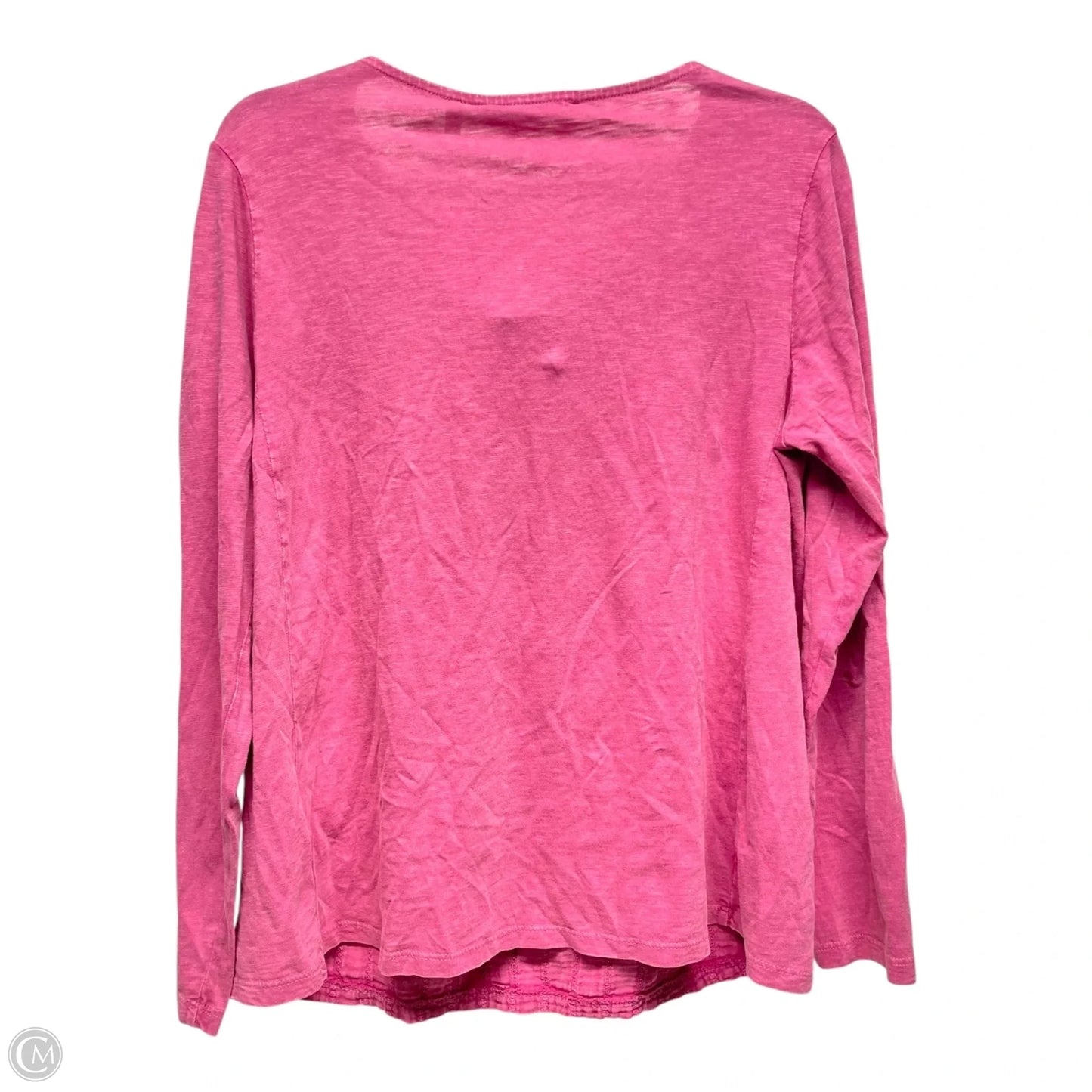 Top Long Sleeve By Soft Surroundings In Pink, Size: S