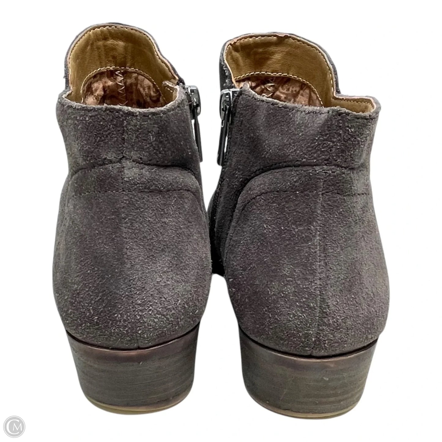 Boots Ankle Heels By Lucky Brand In Brown, Size: 7