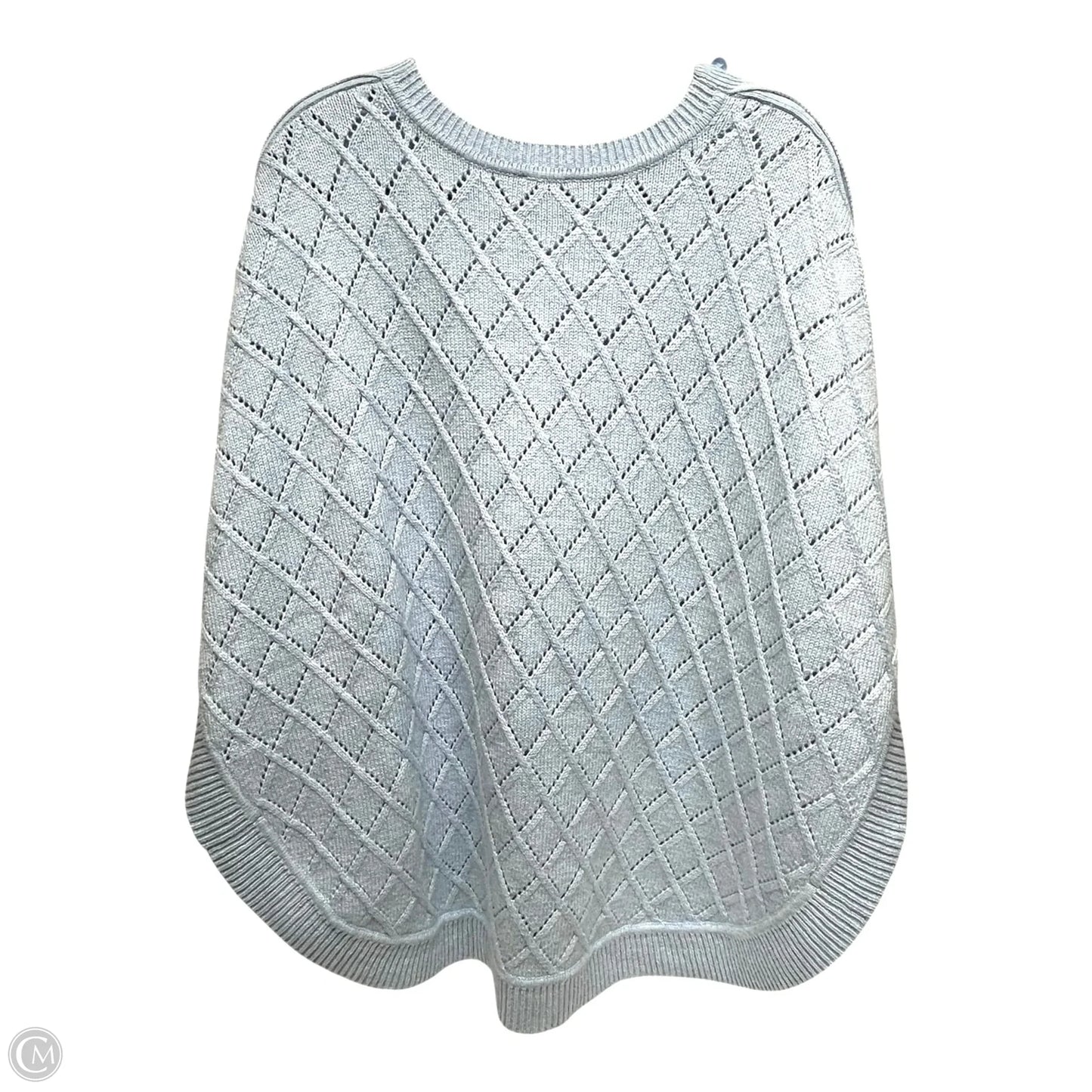 Poncho By Talbots In Blue, Size: L