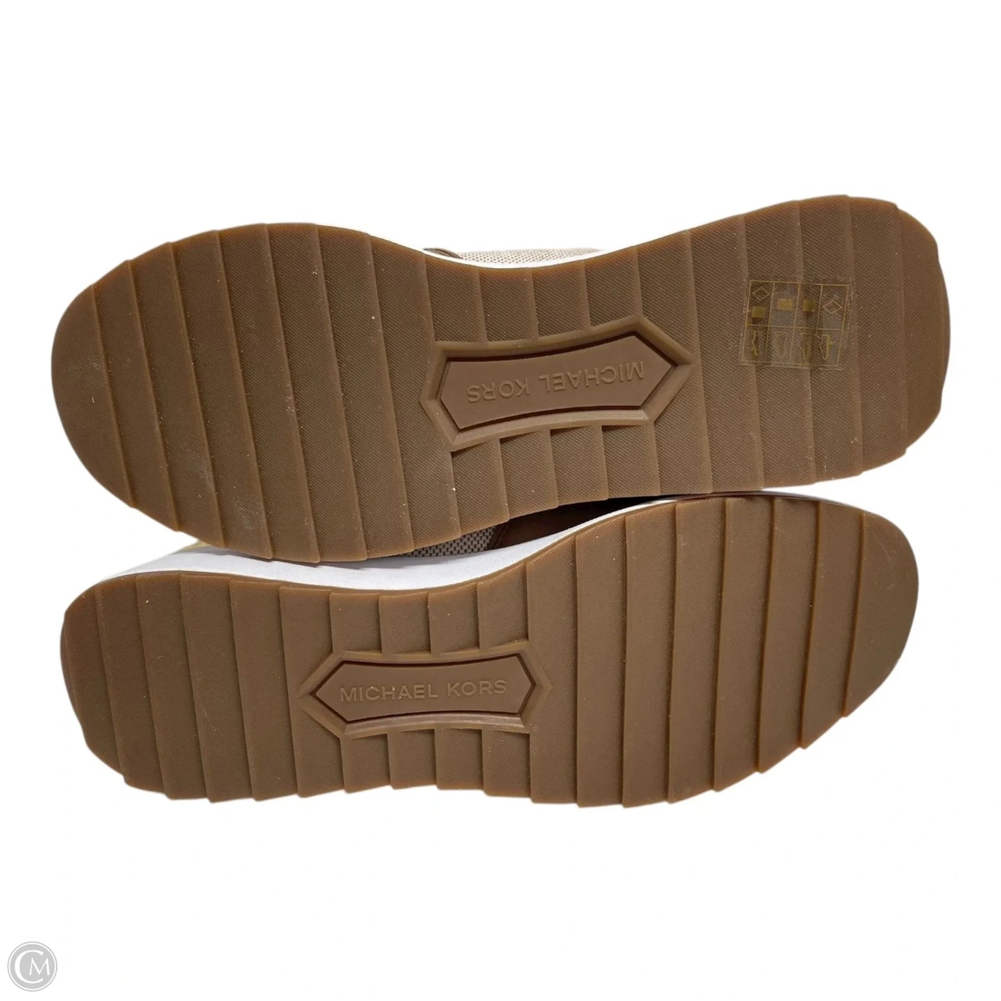 Shoes Sneakers By Michael By Michael Kors In Tan & White, Size: 8