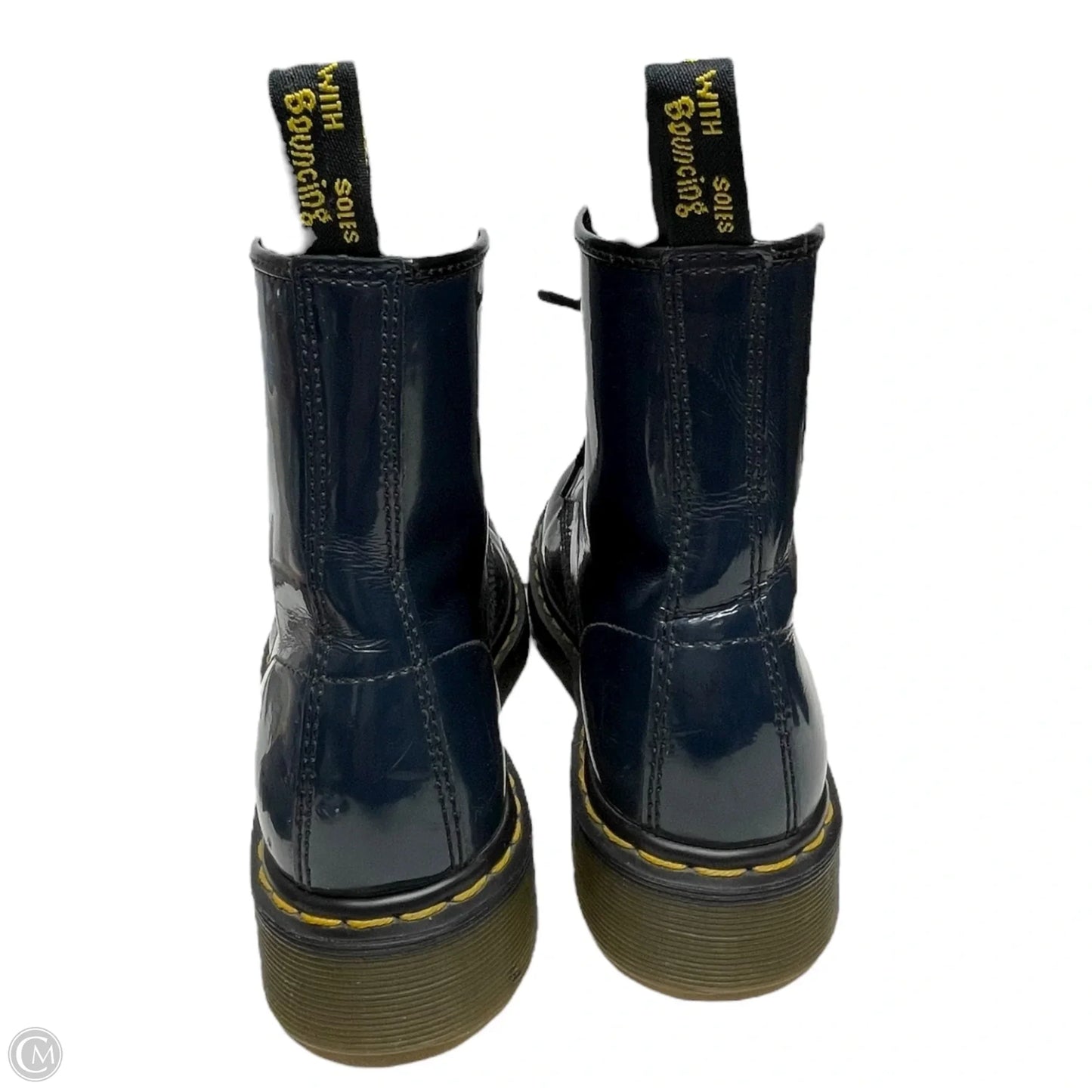 Boots Ankle Flats By Dr Martens In Blue, Size: 6