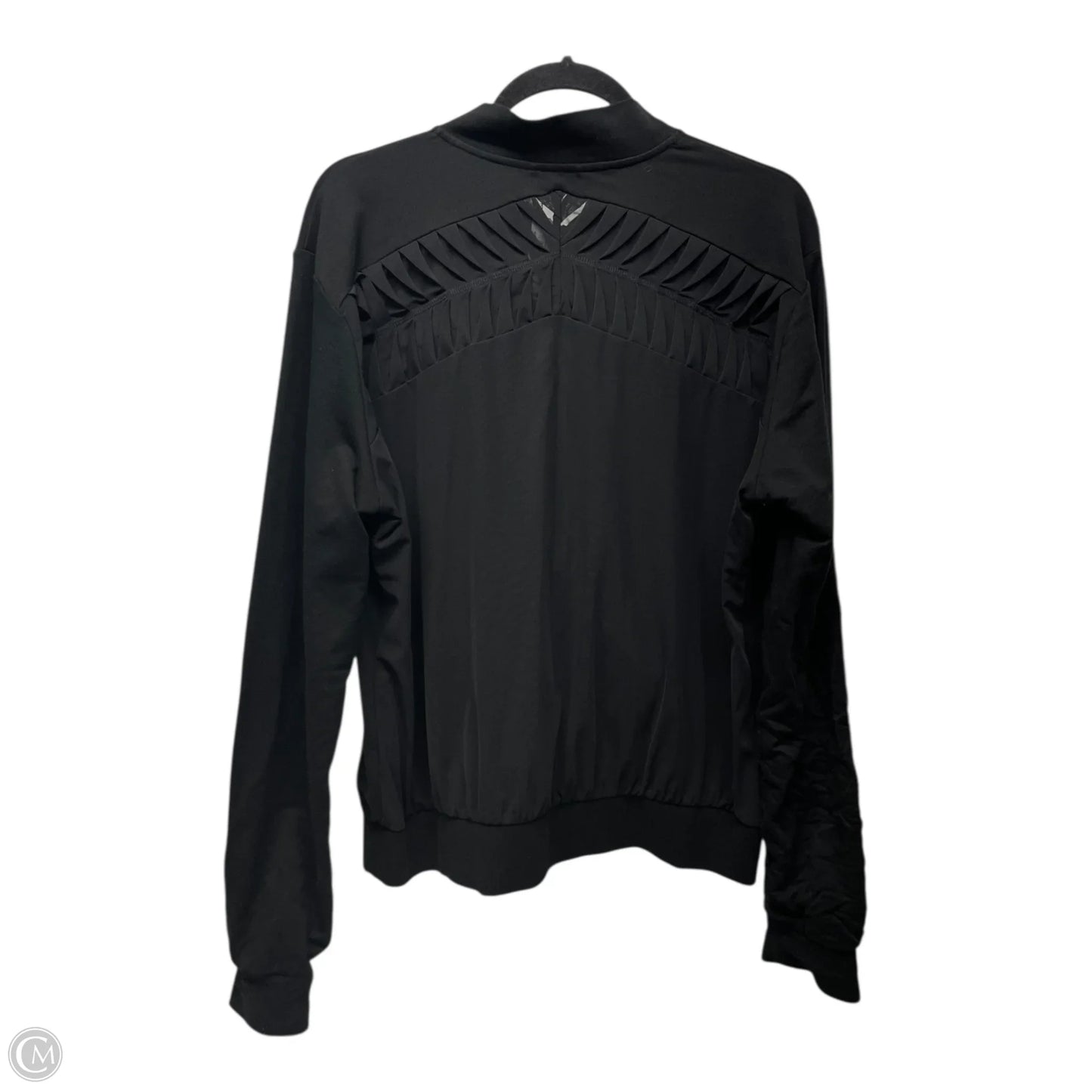 Athletic Jacket By Victorias Secret In Black, Size: L