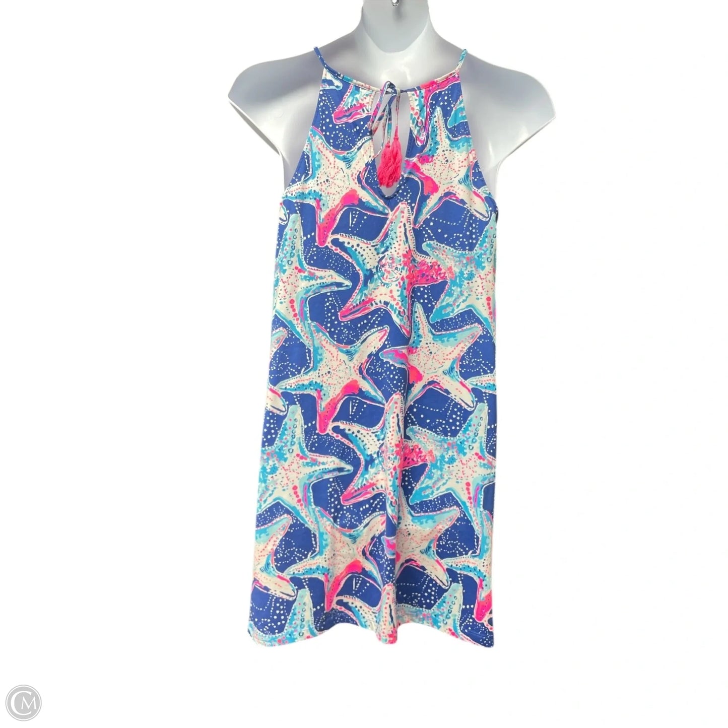Dress Designer By Lilly Pulitzer In Blue & Pink, Size: M
