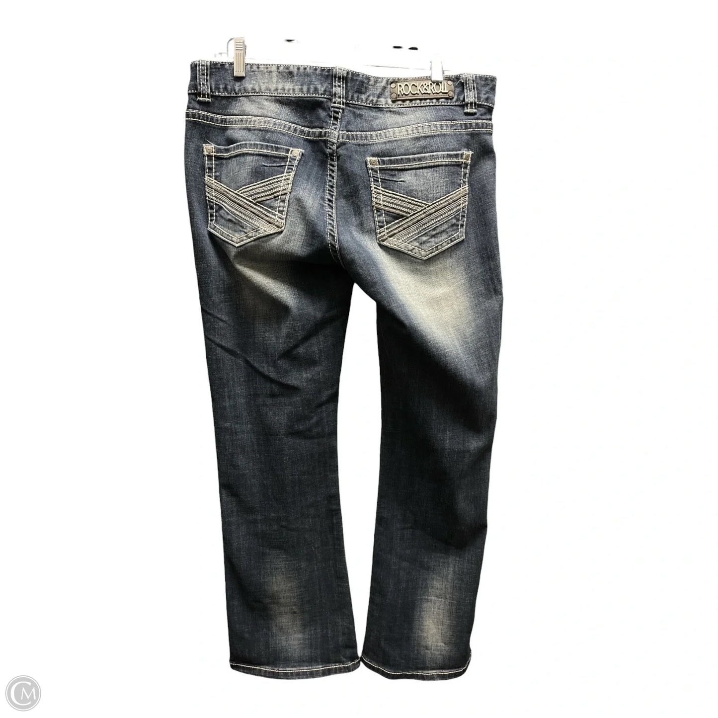 Jeans Boot Cut By Rock & Roll In Blue, Size: 10