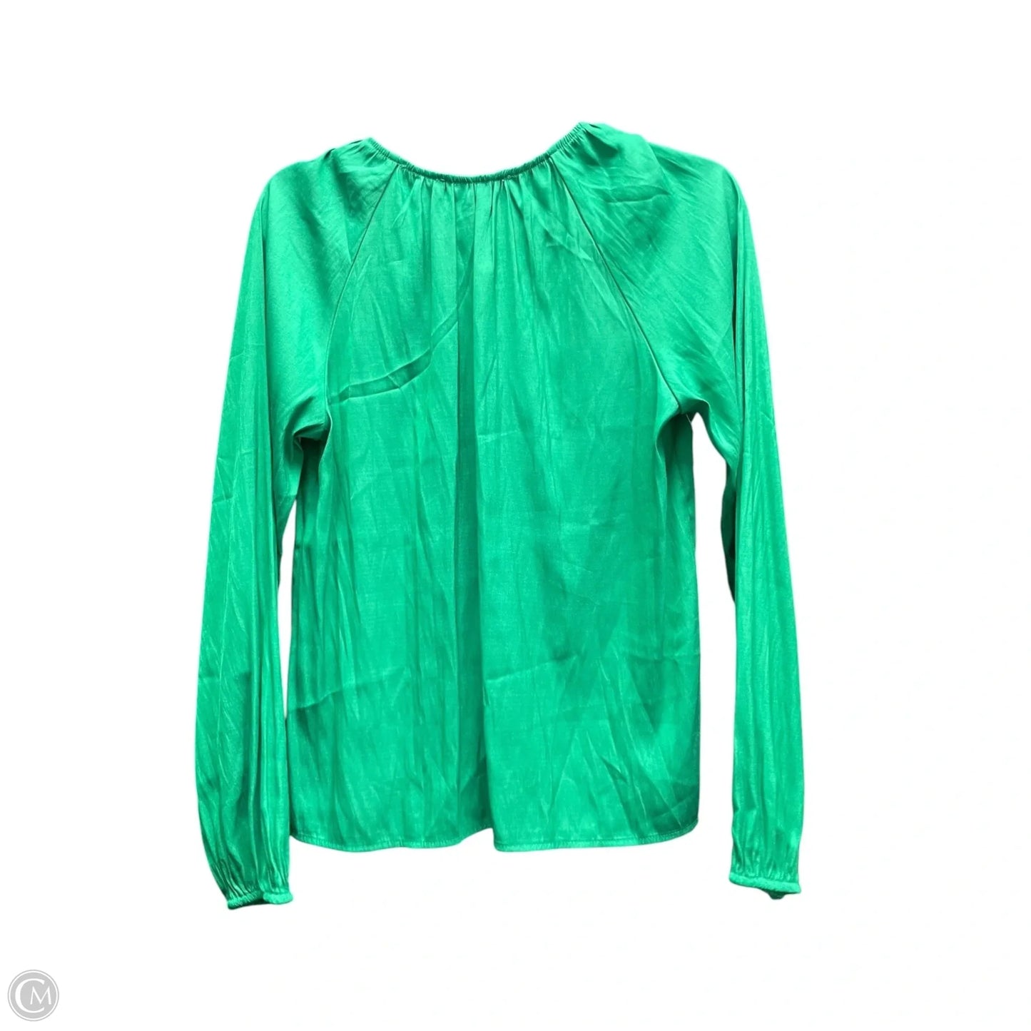Top Long Sleeve By Loft In Green, Size: S