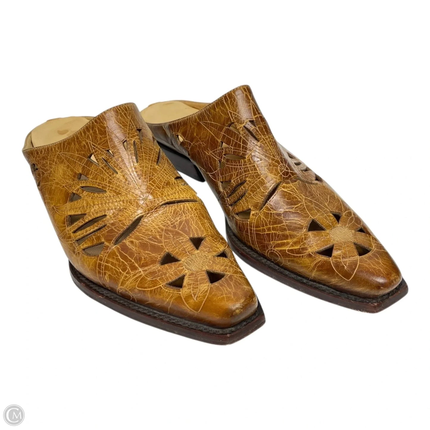 Shoes Flats By Clothes Mentor In Brown, Size: 8