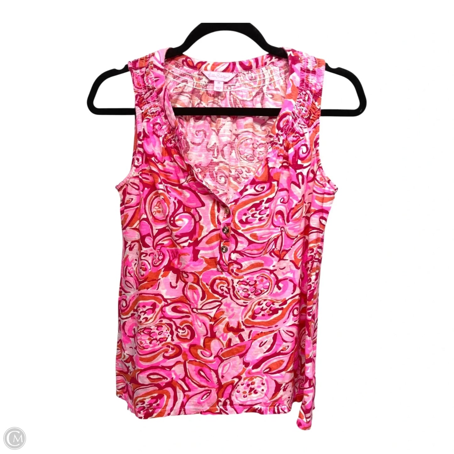 Top Sleeveless Designer By Lilly Pulitzer In Multi-colored, Size: M