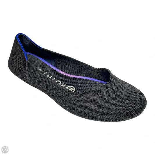 Shoes Flats By Rothys In Black, Size: 5.5
